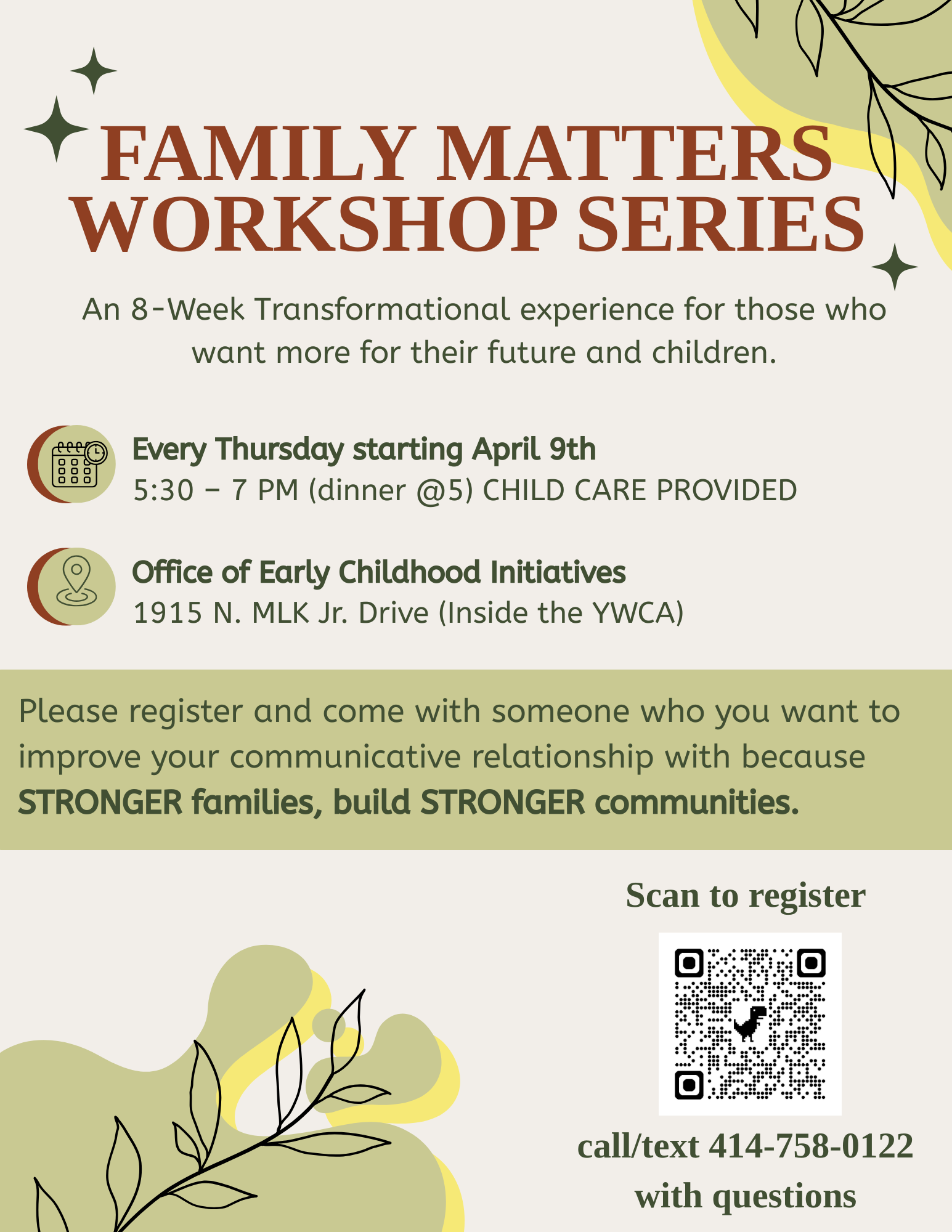 Family Matters Workshop Series (Copy)