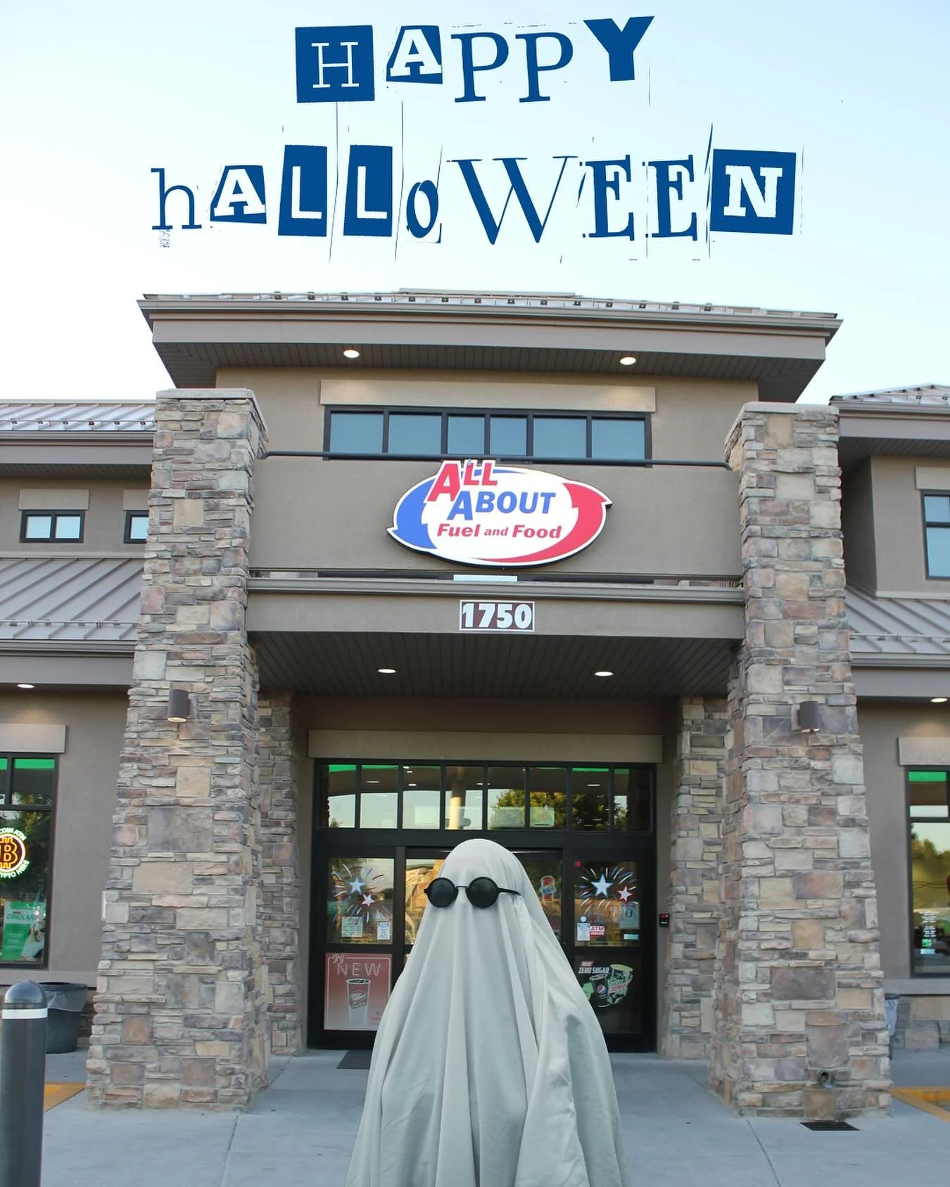 👻 Just your friendly neighborhood ghost stopping by for snacks and gas! Happy Halloween from All About Fuel &amp; Food! 🎃⛽🍬

#HappyHalloween #AllAboutFuelAndFood #GasStationSnacks #UtahEats #FuelUp #SnackStop #HalloweenFun #LocalBusiness #Convenie