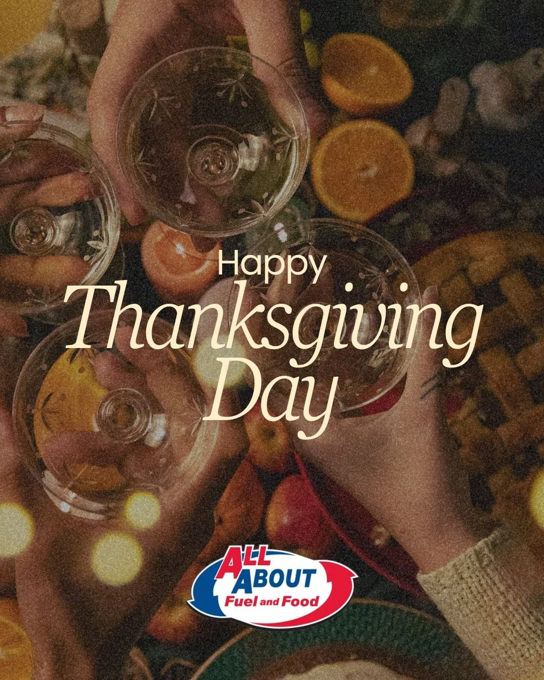 Happy Thanksgiving from all of us at All About Fuel &amp; Food! 🦃

We&rsquo;re so thankful for our amazing customers. Wishing you a day filled with gratitude, delicious food, and wonderful memories.

#HappyThanksgiving #Thankful #AllAboutFuelAndFood