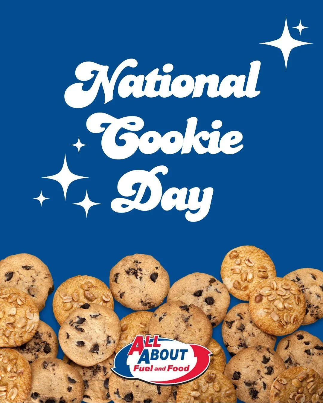 🍪 Happy National Cookie Day! Treat yourself today - stop by All About Fuel &amp; Food to pick up your favorite cookies and snacks. Sweeten your day, one bite at a time! 😋 

📍1750 W Main St Lehi, UT 84043
🔗 link in bio!

#NationalCookieDay #SweetT