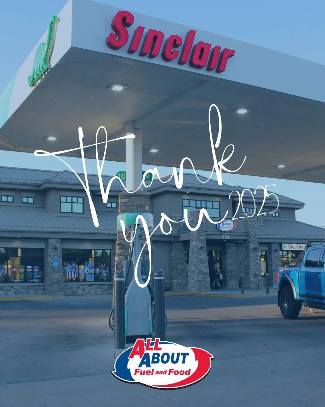 🥂 Goodbye 2025, and THANK YOU! 

We&rsquo;re so grateful for all our amazing customers who made this year unforgettable. Here&rsquo;s to a bright and exciting 2026&mdash;see you next year! ✨

 #ThankYou2025 #HappyNewYear #AllAboutFuelAndFood #NewYea
