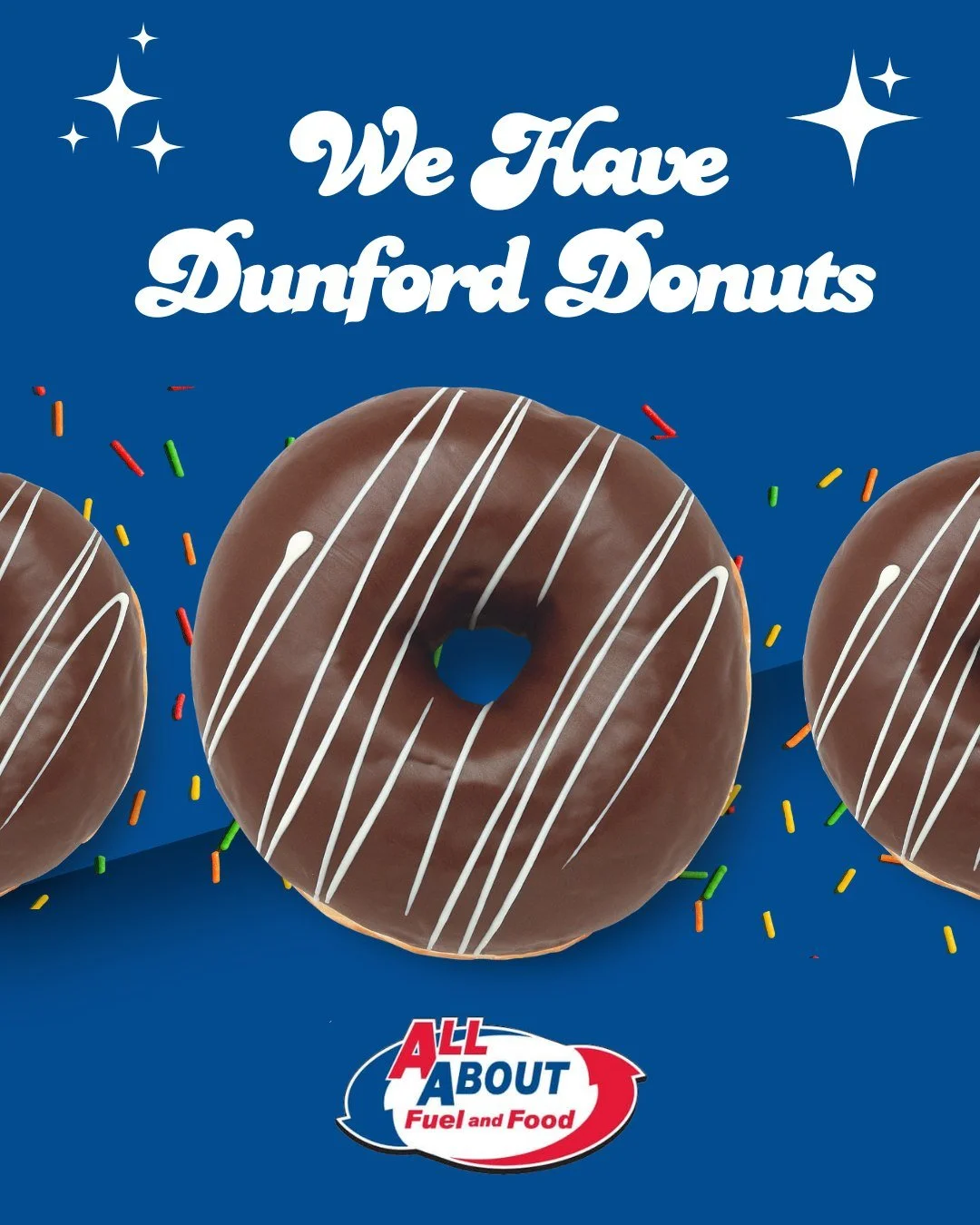 Start your day the sweet way! 🍩 Grab a Dunford Donut with a coffee or hot cocoa on your way to work at All About Fuel &amp; Food.

📍1750 W Main St Lehi, UT 84043

#DunfordDonuts #MorningFuel #CoffeeAndDonuts #AllAboutFuelAndFood #GrabAndGo #SweetSt