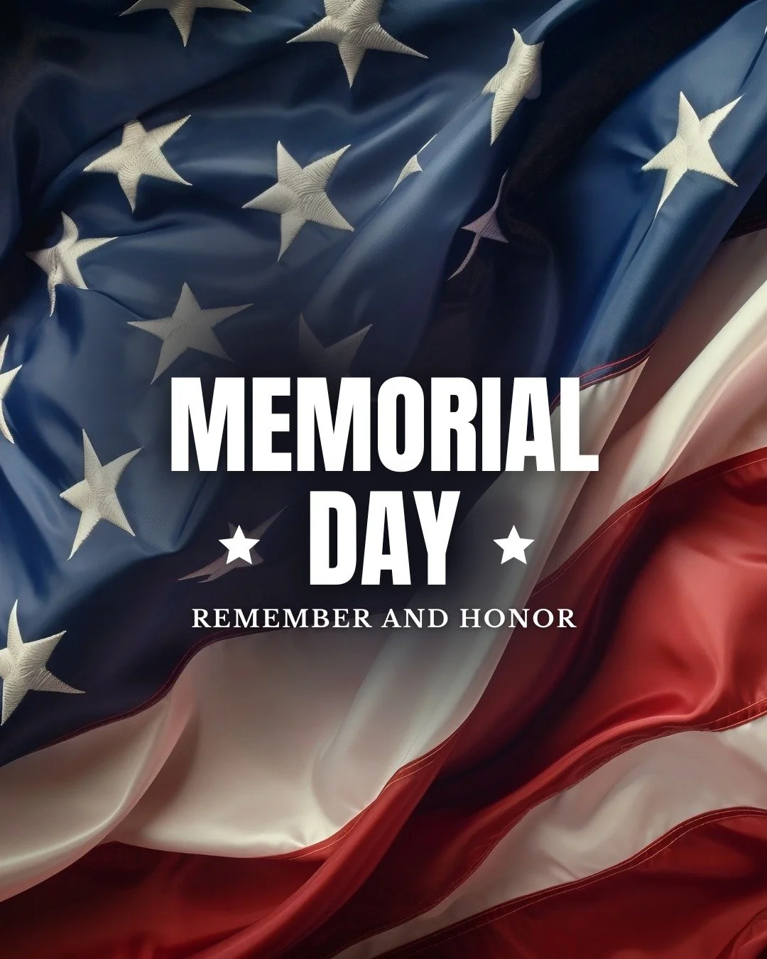 🇺🇸 Happy Memorial Day. Today we remember and honor those who have gone before us, and take time to appreciate the freedoms we enjoy every day.

Wishing you a meaningful day spent with family, friends, and a little time outdoors. ❤️🤍💙

#MemorialDa