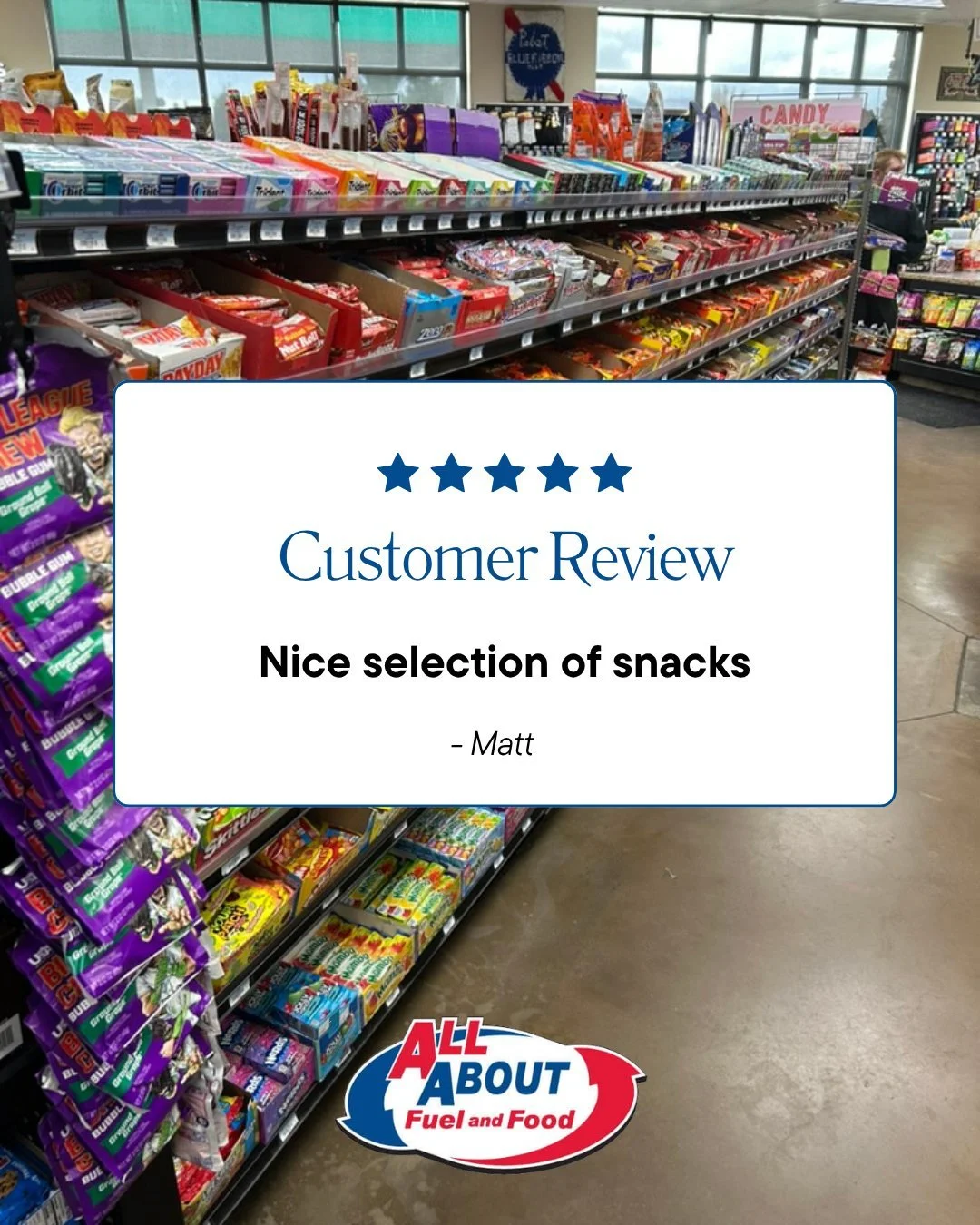 We agree...we&rsquo;ve got A LOT of snacks! 🥤🍫🍩

Sweet, salty, crunchy, chewy&hellip; whatever you&rsquo;re craving, there&rsquo;s a good chance we&rsquo;ve got it. 😋

Stop by and see for yourself!

#AllAboutFuelAndFood #SnackTime #LehiUT #Sarato
