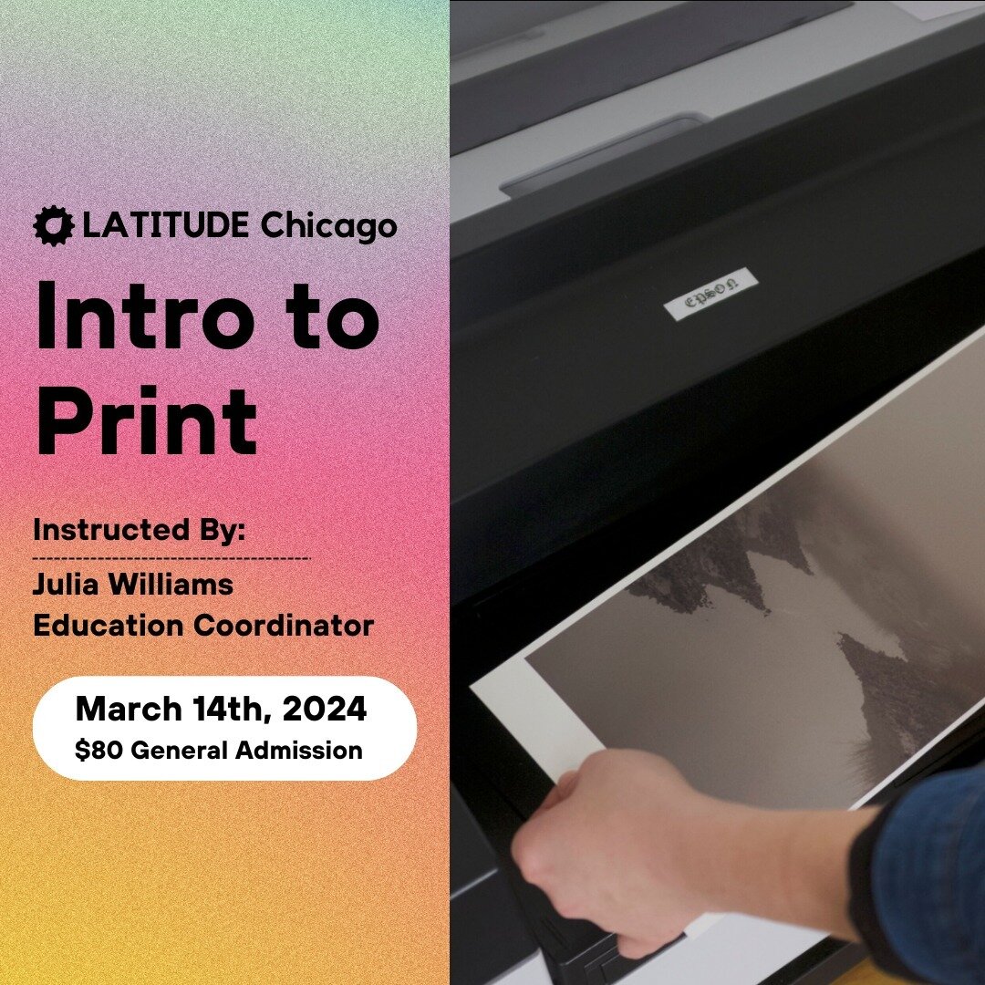 Have you always wanted to print at LATITUDE but don&rsquo;t know where to start?! Have no fear, Intro to Printing is here! 
🖨️
Join us in this two-part workshop consisting of instructional videos, a virtual walk-through of the lab, and an in-person 