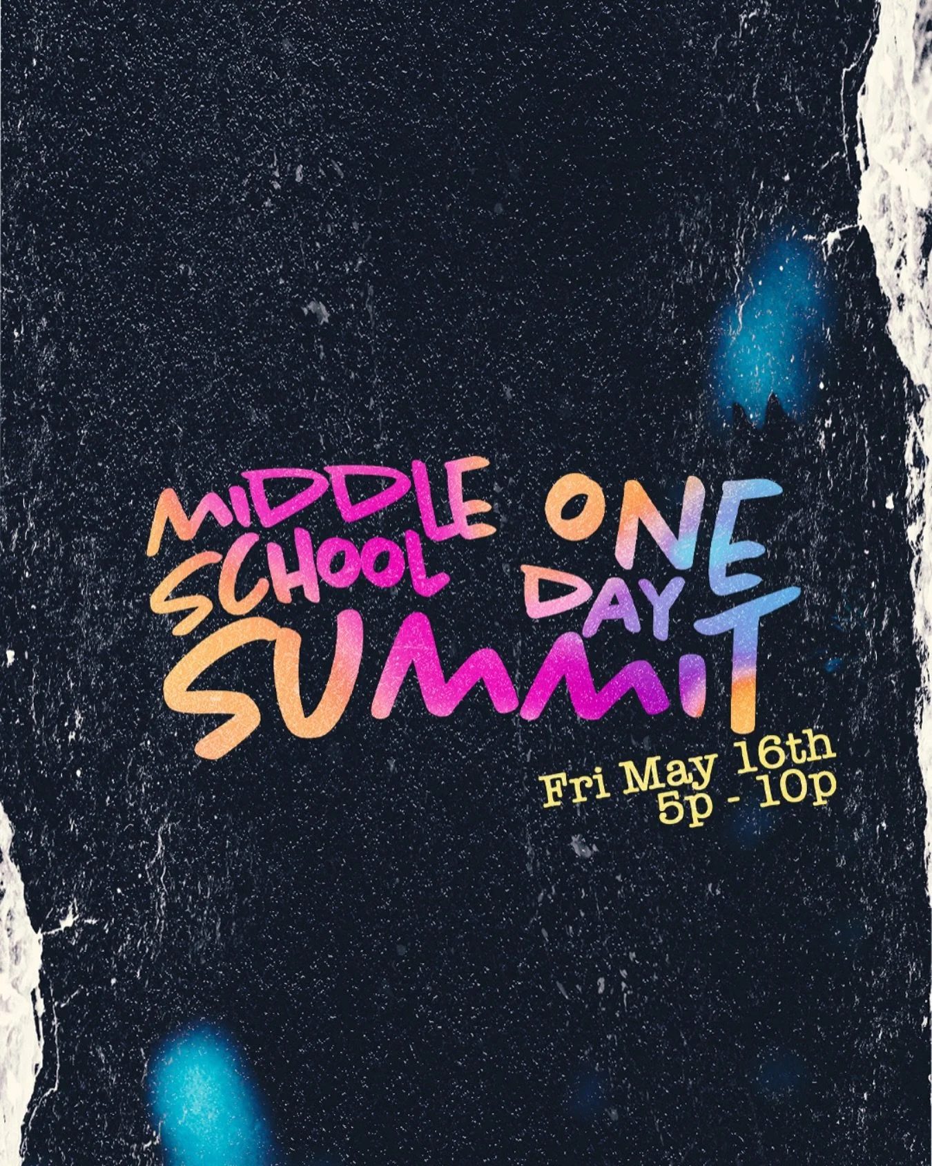 We are so excited for the Student Summit! Sign up on the app