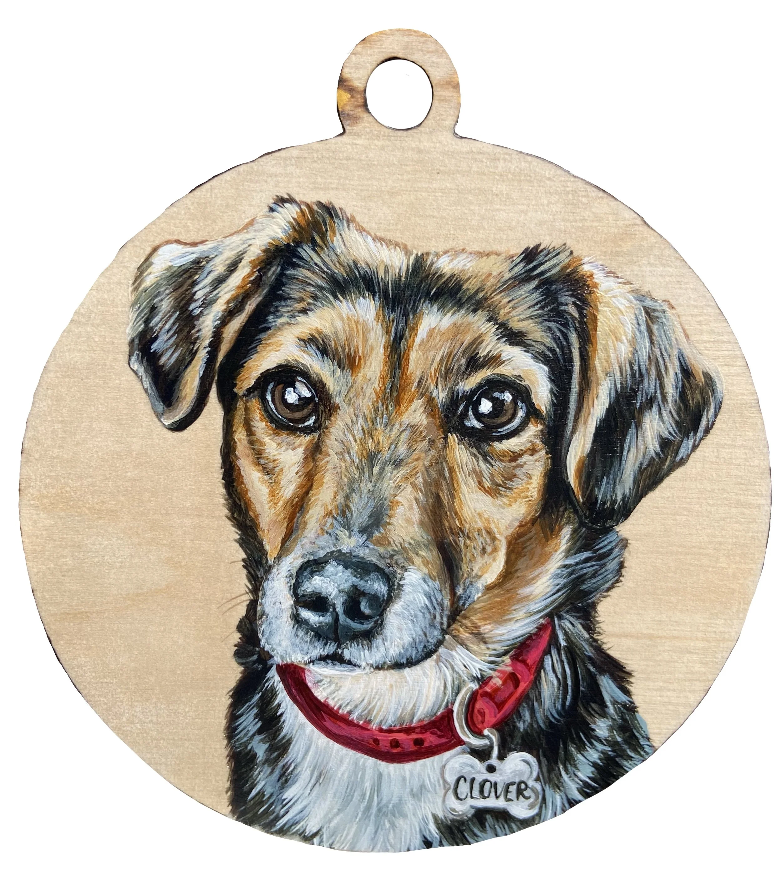 "Clover"
4x4" Wood Ornament