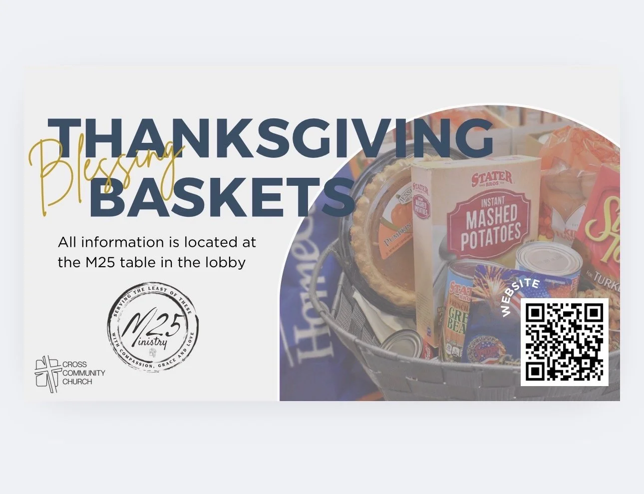 Thanksgiving Baskets