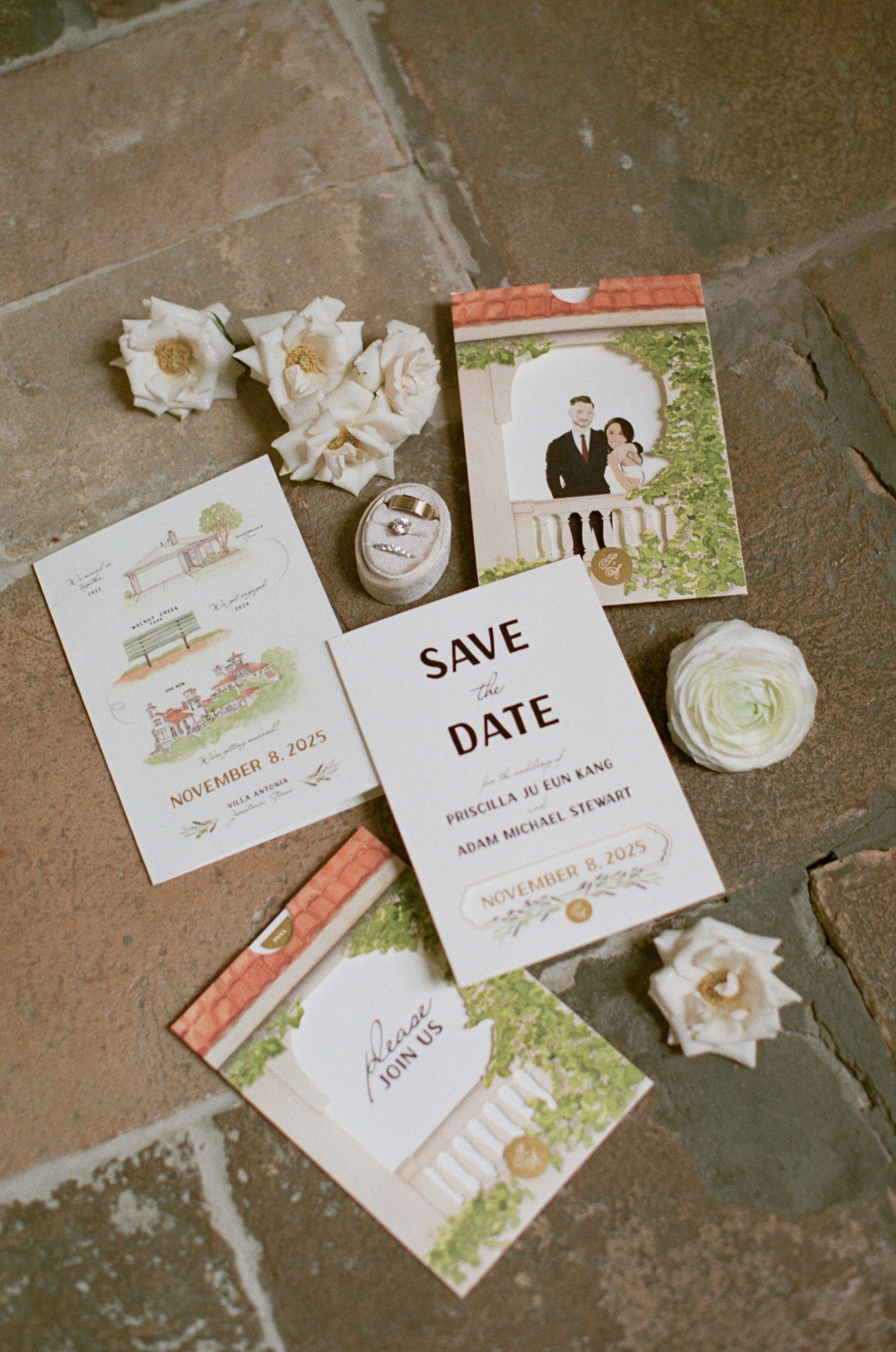 Italian-inspired wedding at Villa Antonia Austin Texas — Korean American celebration, Kristin Cattered Events, photography by Lauren Nicole Photo