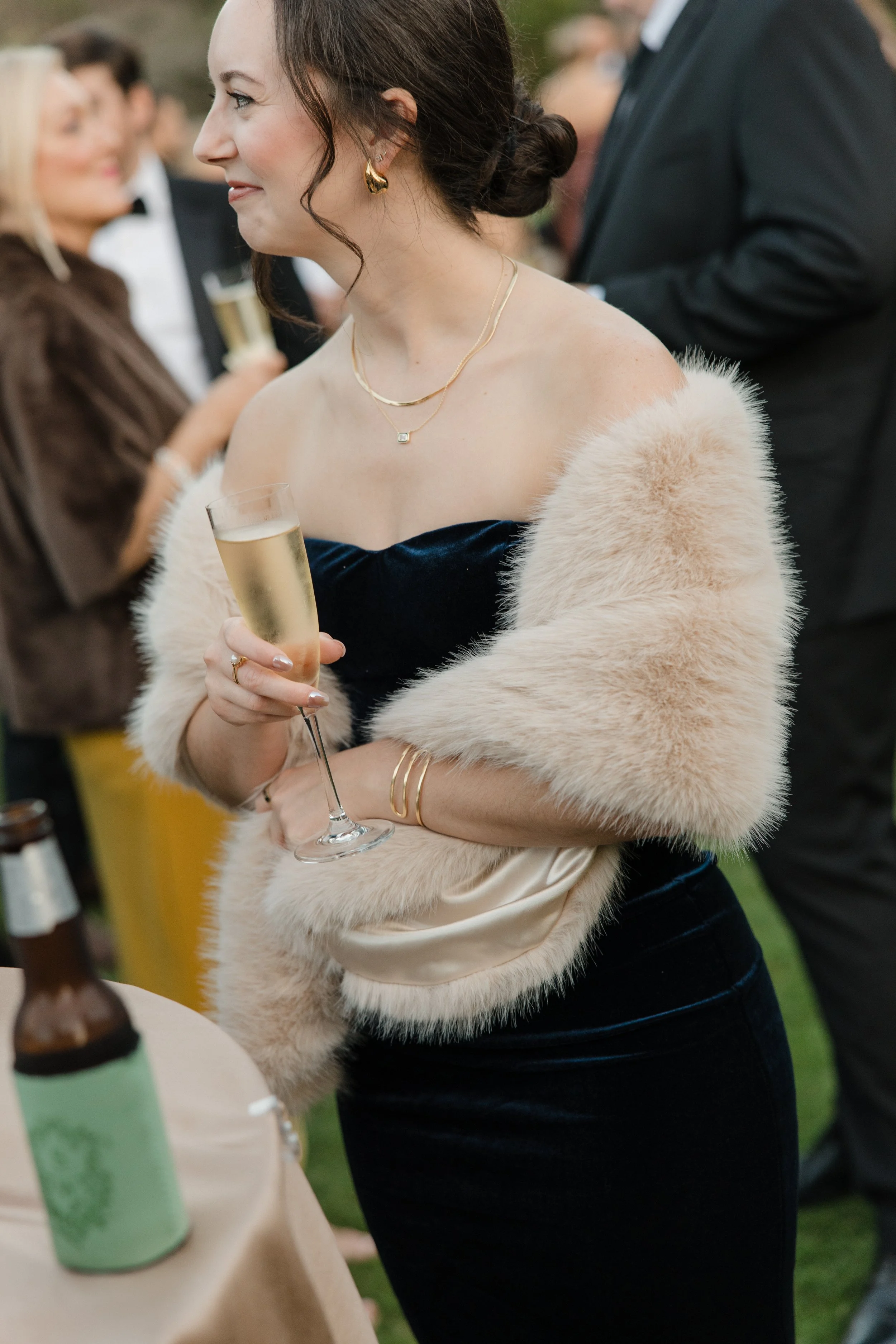 Old money floral wedding reception at Camp Lucy Sacred Oaks — candid documentary dance floor photography by Lauren Nicole Photo