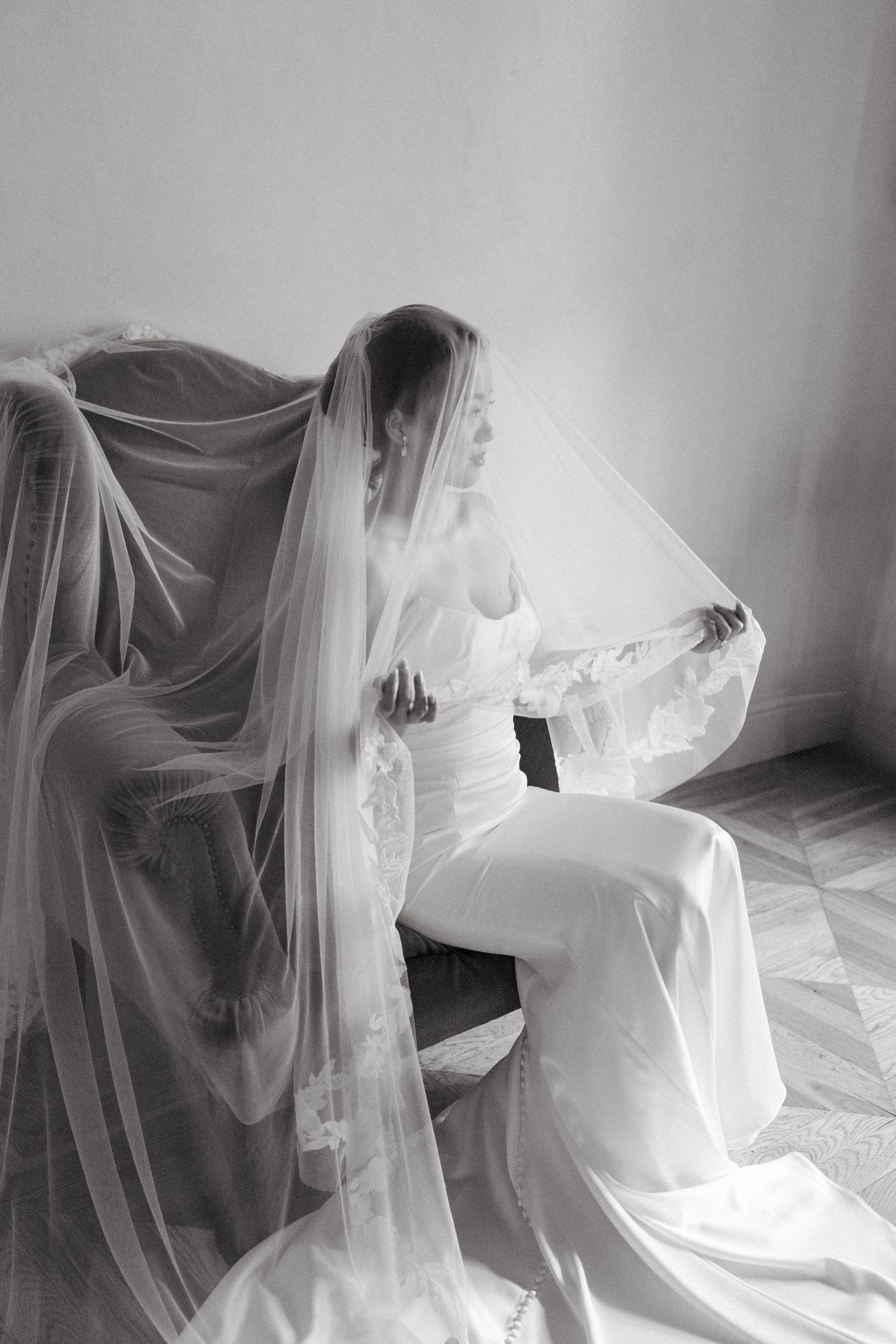 Luxury elopement at Commodore Perry Estate Austin Texas — Chinese Taiwanese multicultural couple, Chapel Dulcinea, film photography by Lauren Nicole Photo