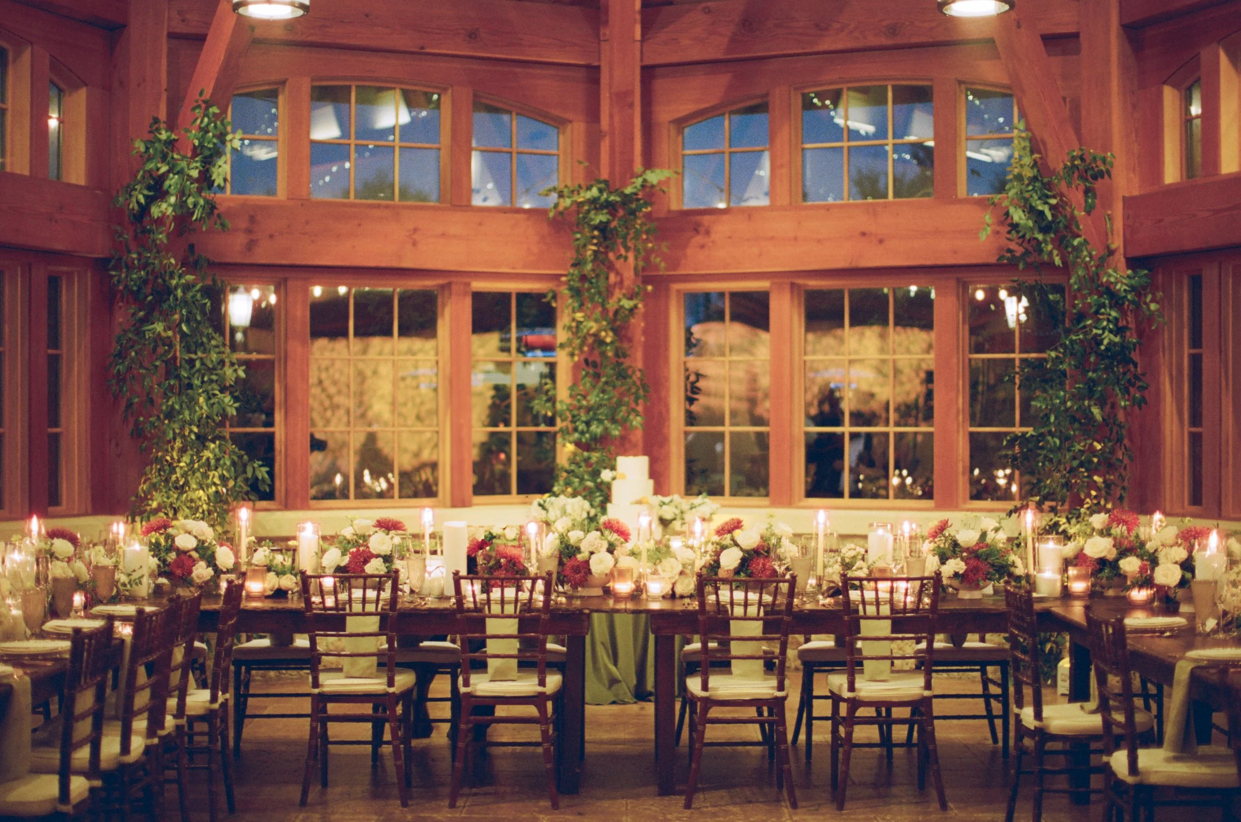Old money floral wedding reception at Camp Lucy Sacred Oaks — candid documentary dance floor photography by Lauren Nicole Photo