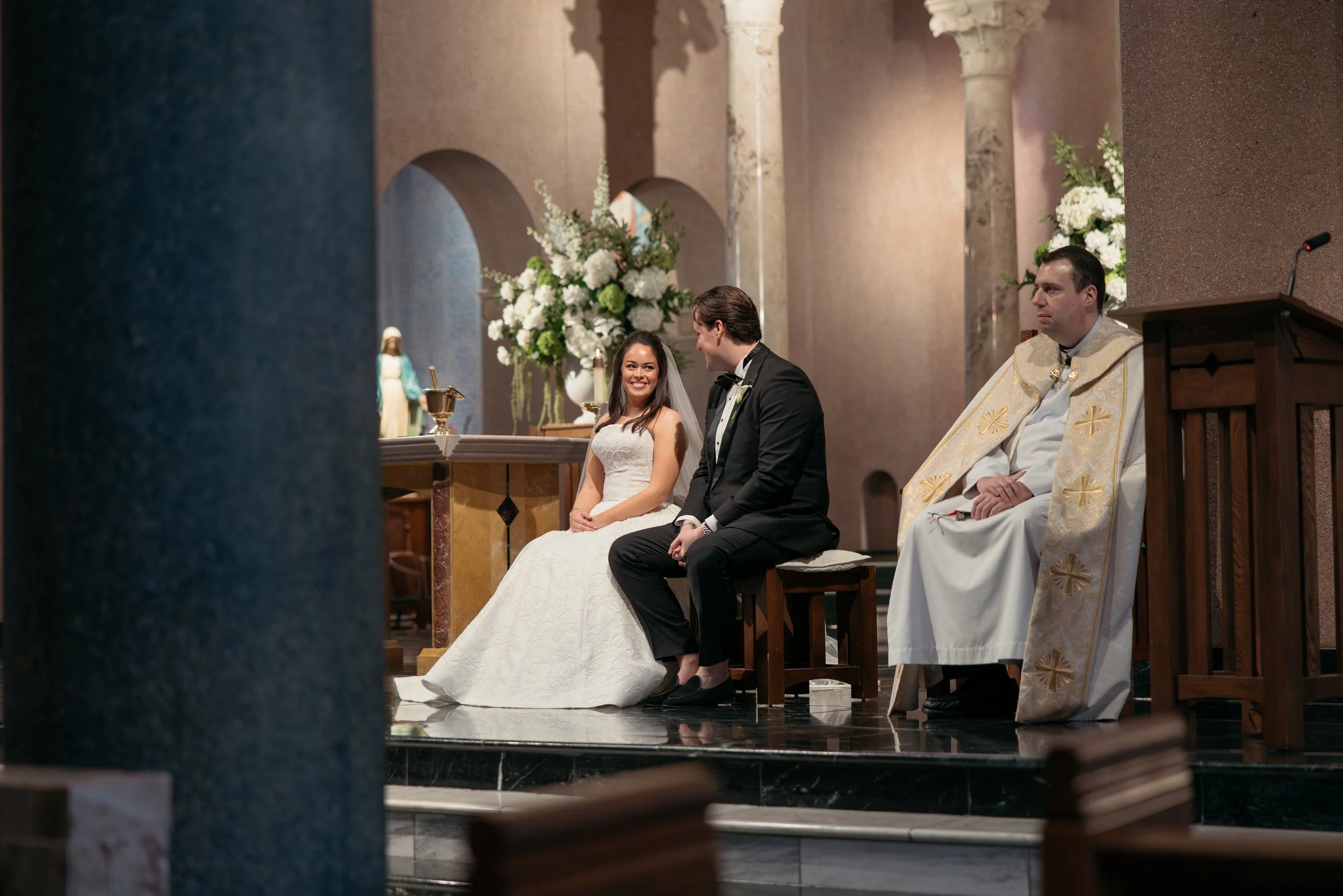 Traditional Catholic wedding ceremony and Le Tesserae reception, Houston Texas — Keely Thorne Events, editorial documentary photography by Lauren Nicole Photo