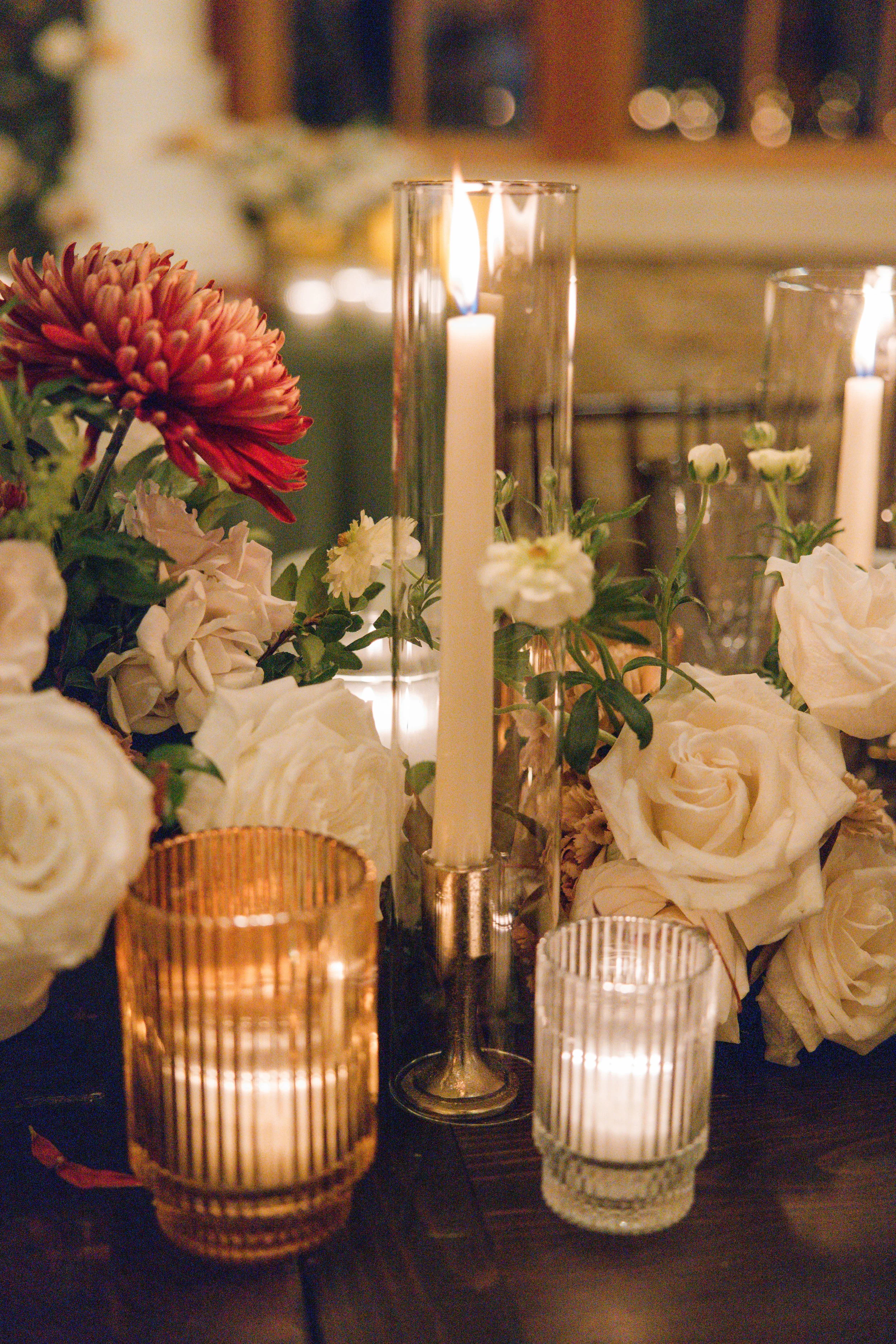 Old money floral wedding reception at Camp Lucy Sacred Oaks — candid documentary dance floor photography by Lauren Nicole Photo