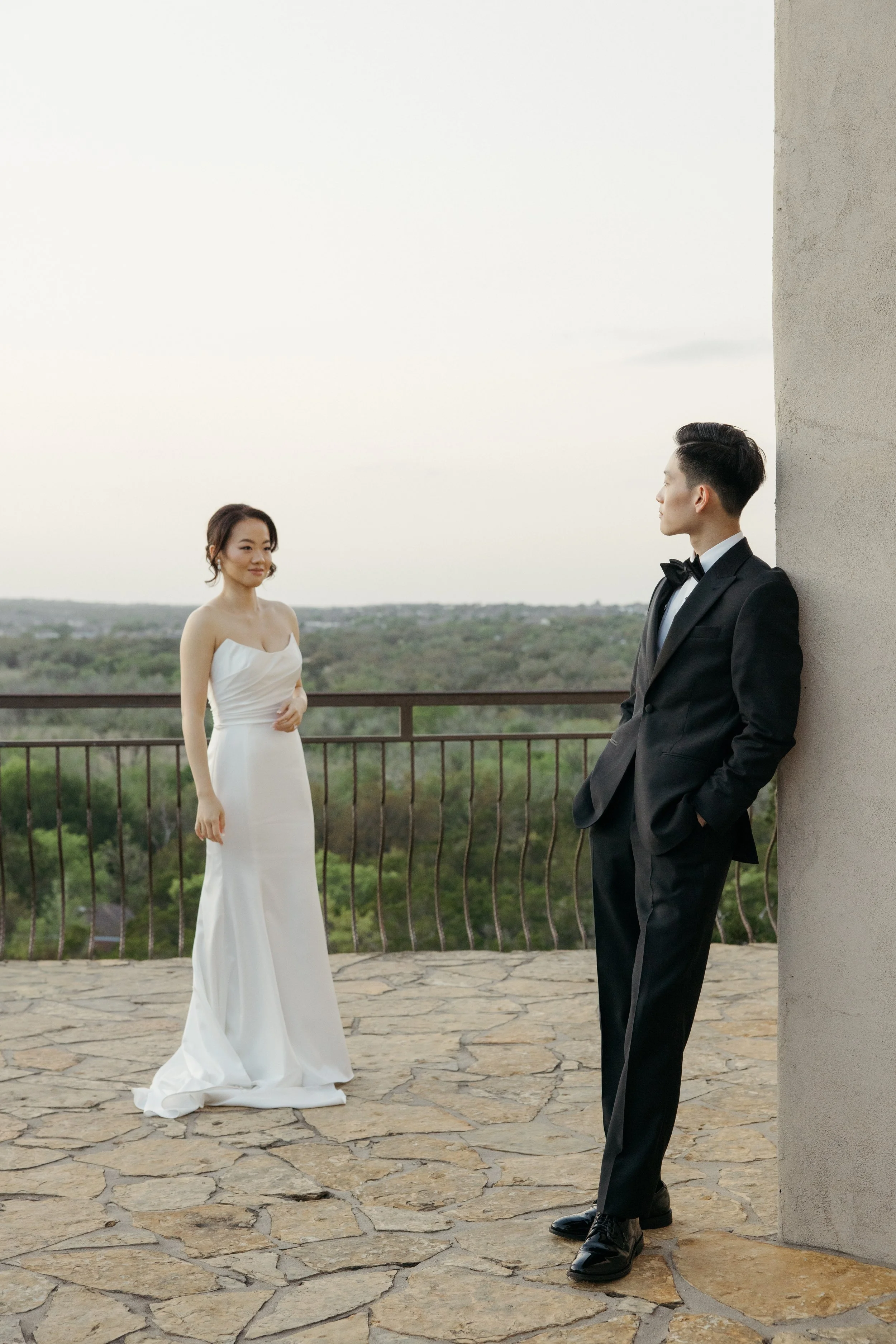 Wedding ceremony at Chapel Dulcinea, Austin Texas Hill Country — luxury elopement photography by Lauren Nicole Photo