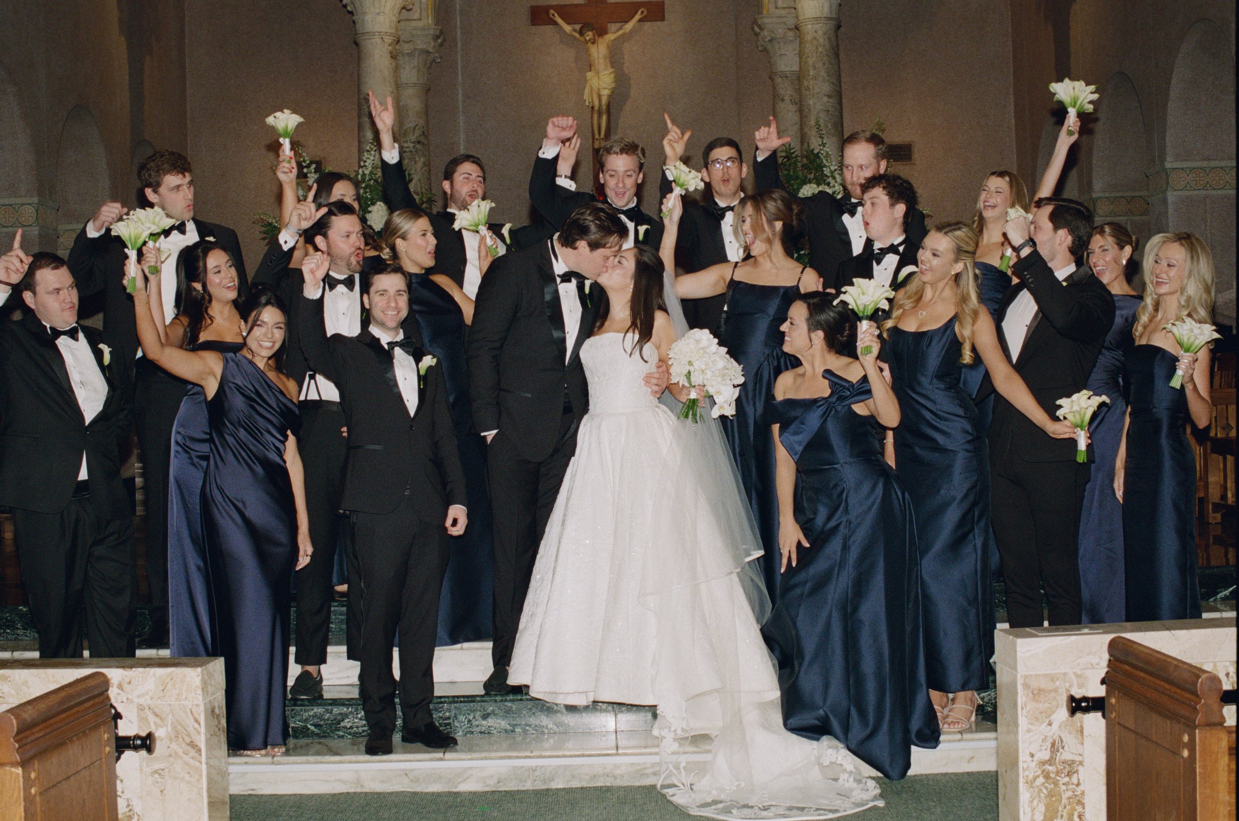 Traditional Catholic wedding ceremony and Le Tesserae reception, Houston Texas — Keely Thorne Events, editorial documentary photography by Lauren Nicole Photo