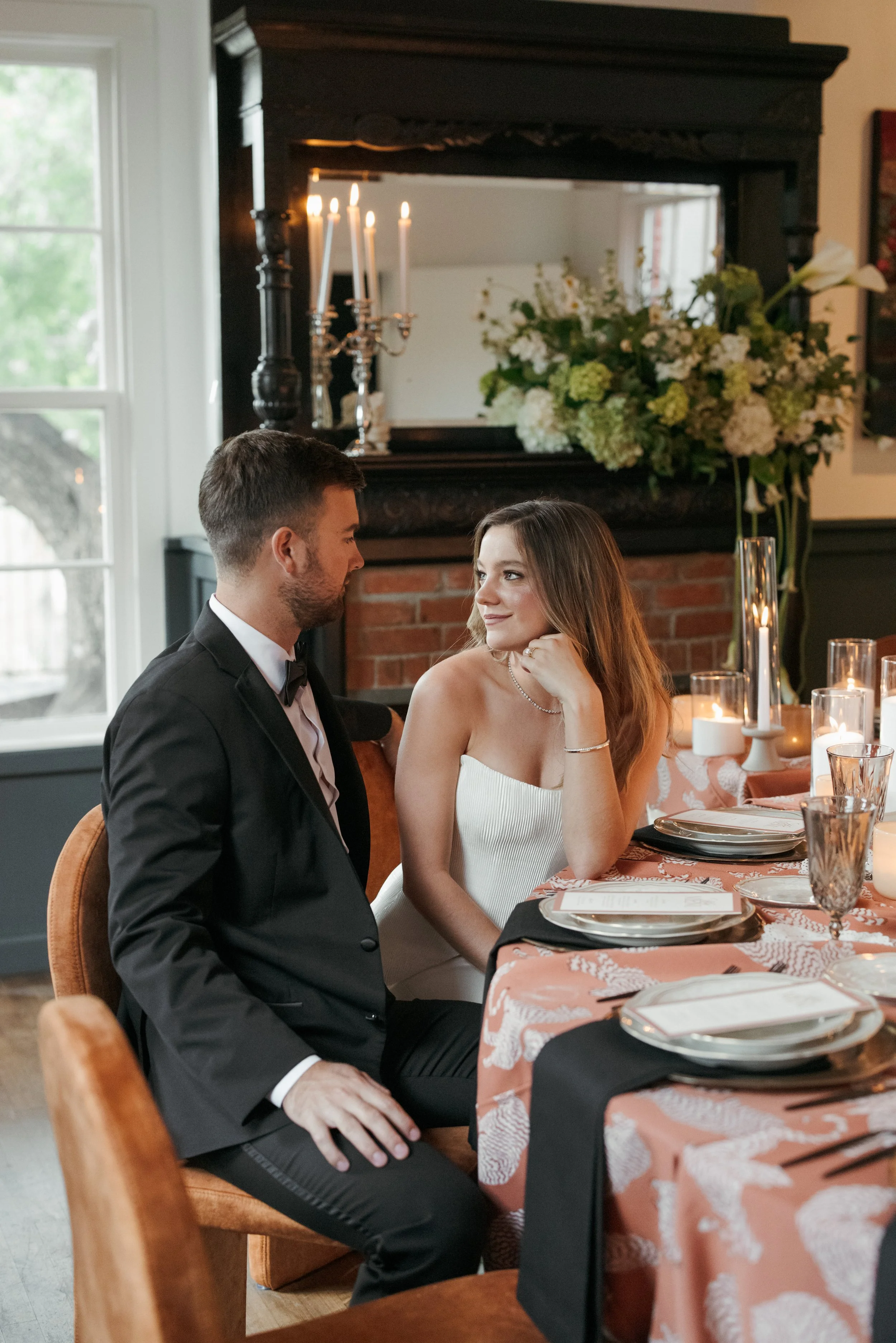 High design editorial wedding at The Loren Hotel Austin — K Laine Co planned, candid film photography by Lauren Nicole