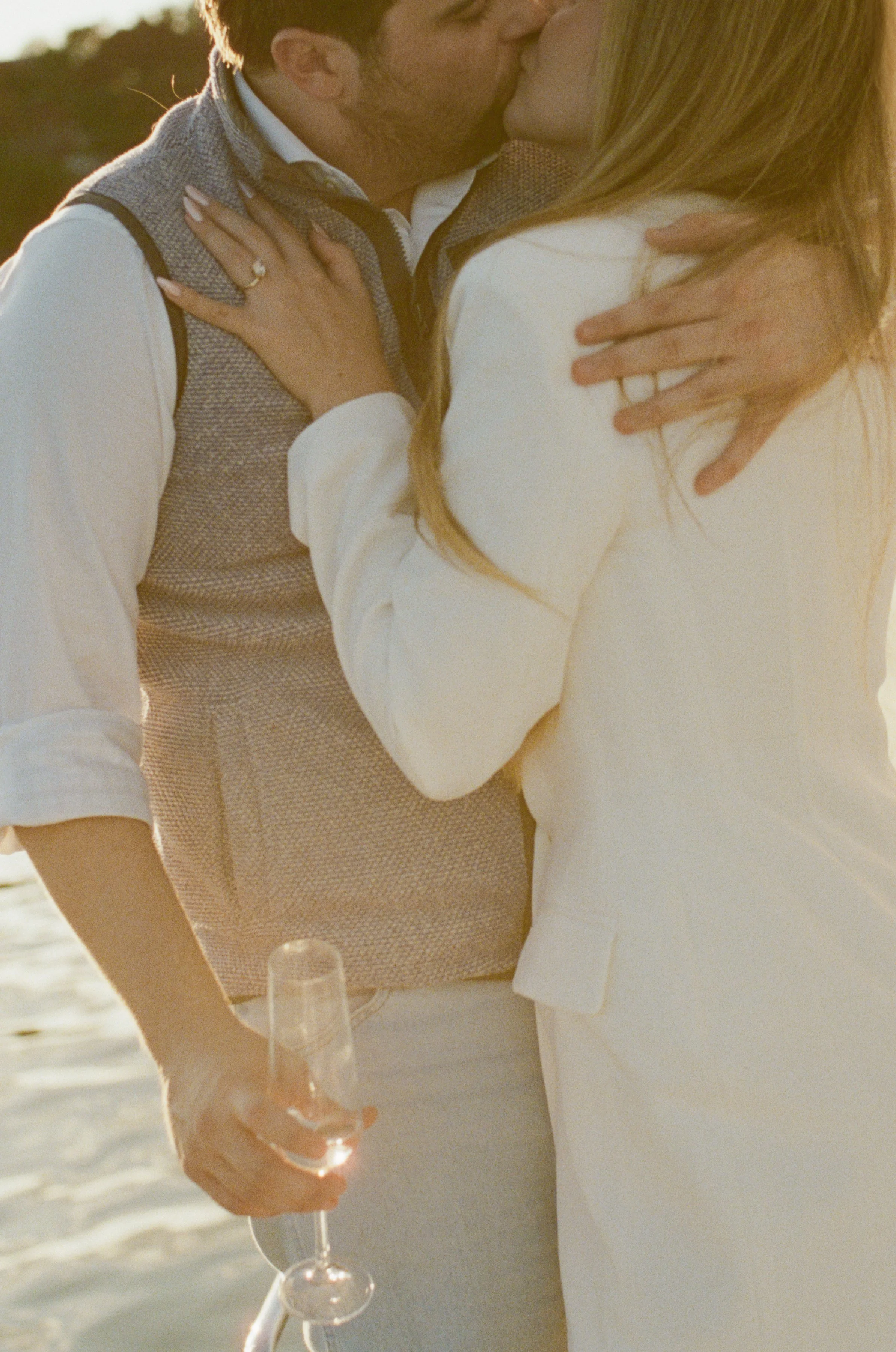 Romantic nautical engagement portraits on Lake Travis, Texas — candid film and digital photography by Lauren Nicole Photo