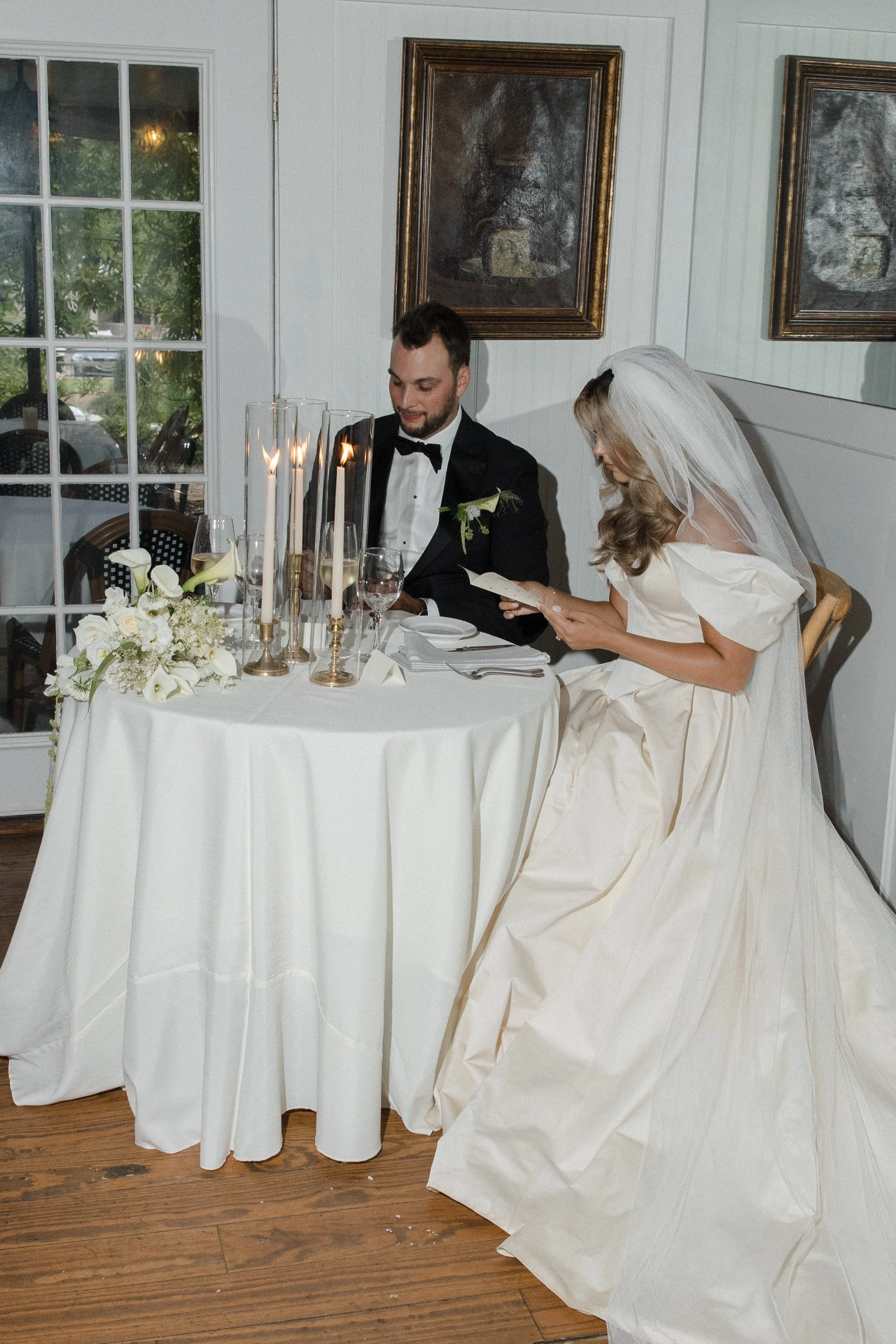 Good Seed Florals wedding reception details at Hotel Lulu, Round Top TX — editorial documentary photography by Lauren Nicole