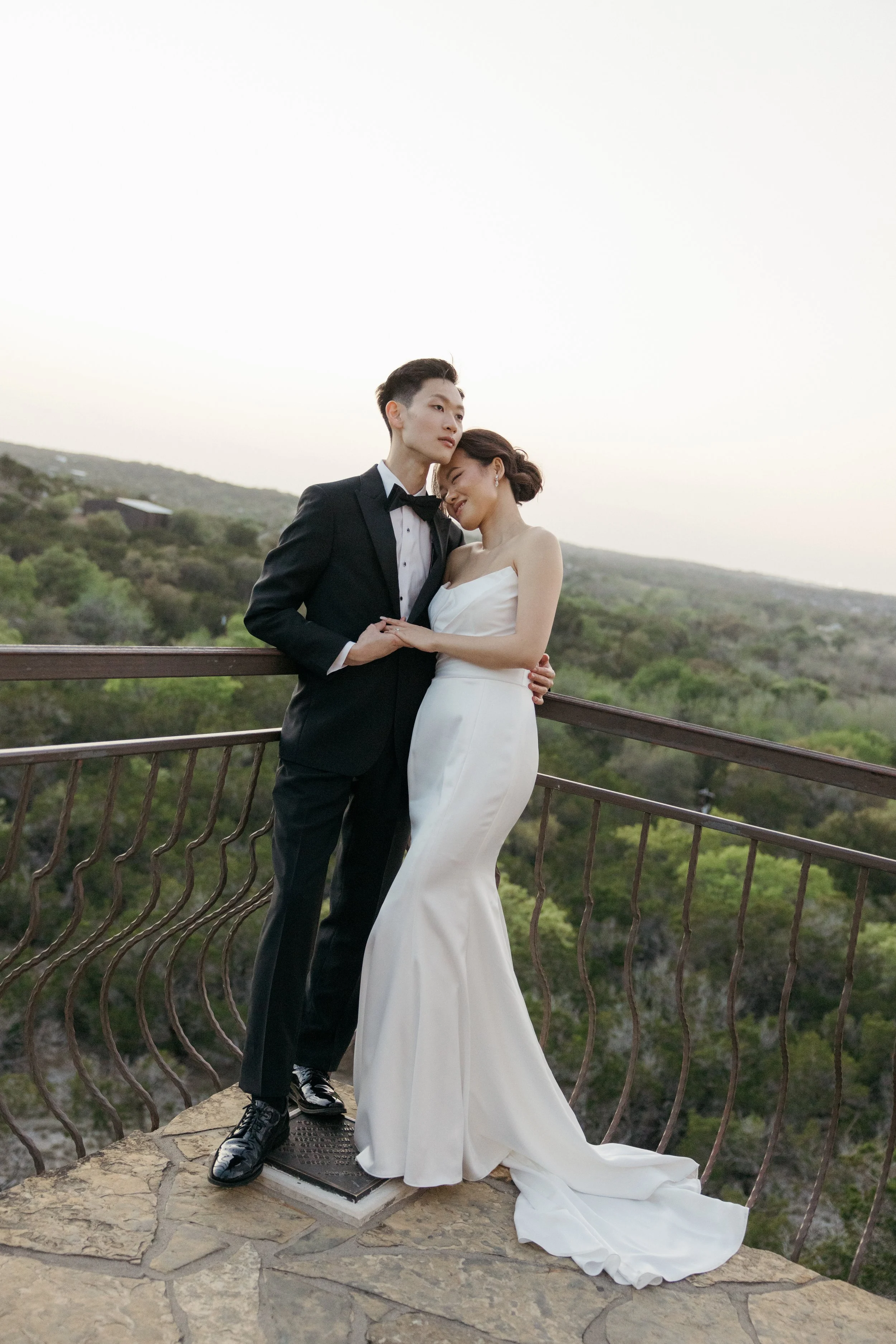 Wedding ceremony at Chapel Dulcinea, Austin Texas Hill Country — luxury elopement photography by Lauren Nicole Photo