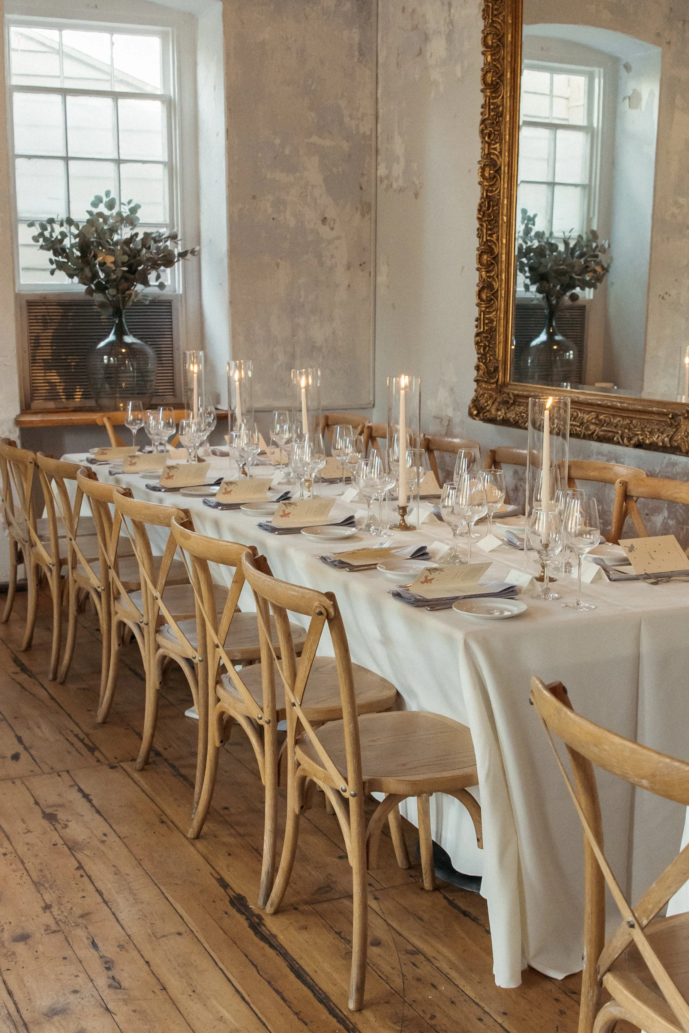 Good Seed Florals wedding reception details at Hotel Lulu, Round Top TX — editorial documentary photography by Lauren Nicole