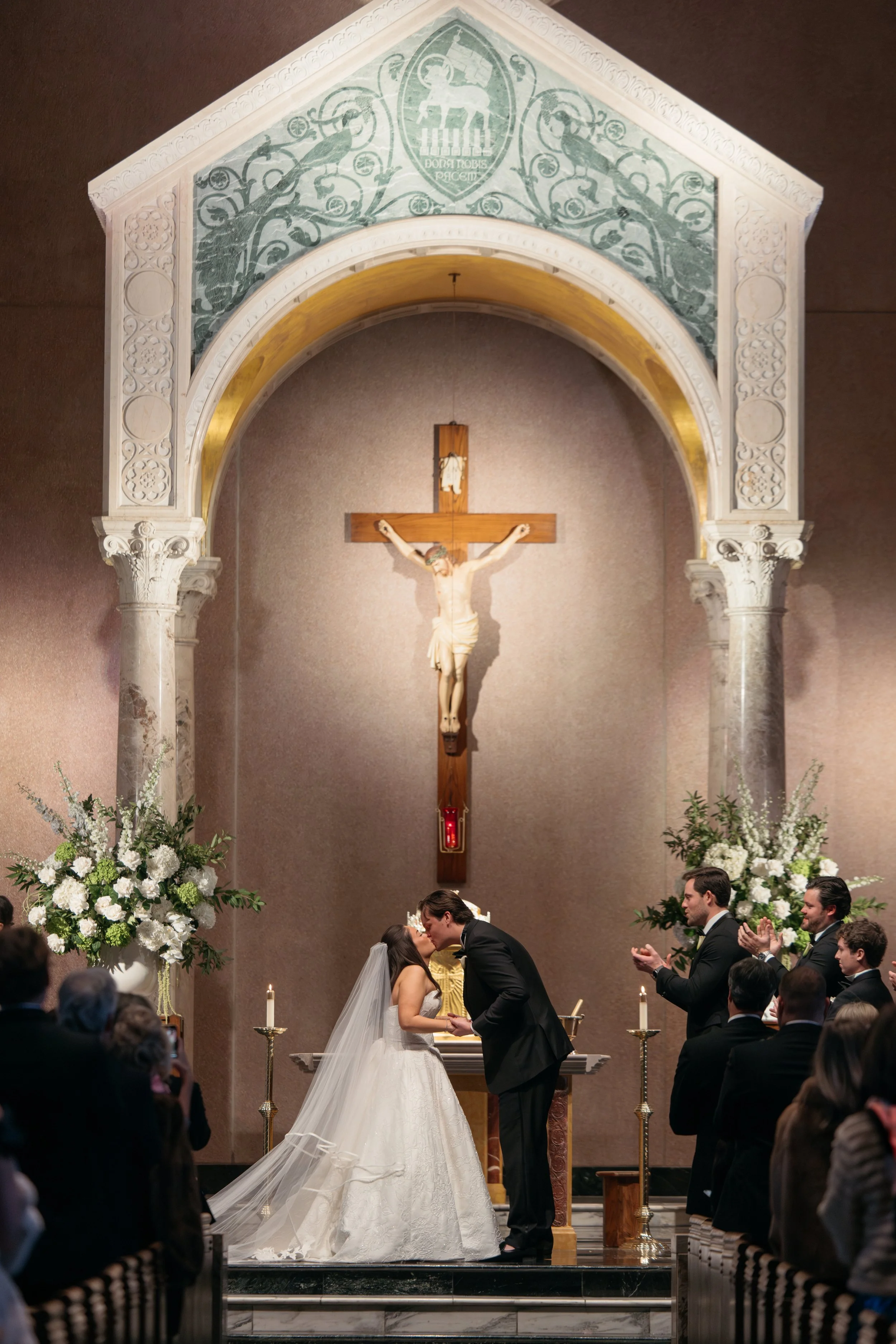 Traditional Catholic wedding ceremony and Le Tesserae reception, Houston Texas — Keely Thorne Events, editorial documentary photography by Lauren Nicole Photo