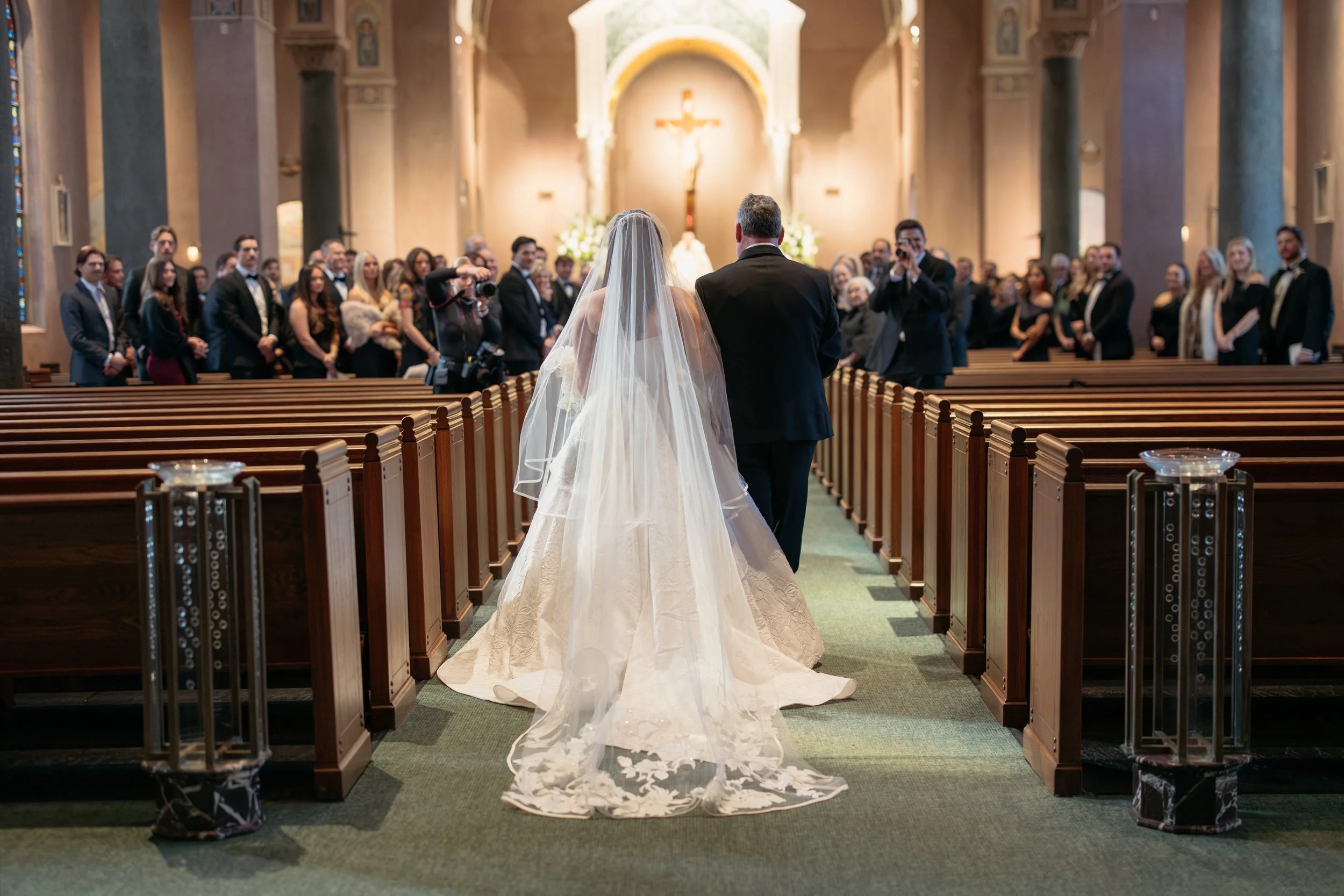 Traditional Catholic wedding ceremony and Le Tesserae reception, Houston Texas — Keely Thorne Events, editorial documentary photography by Lauren Nicole Photo