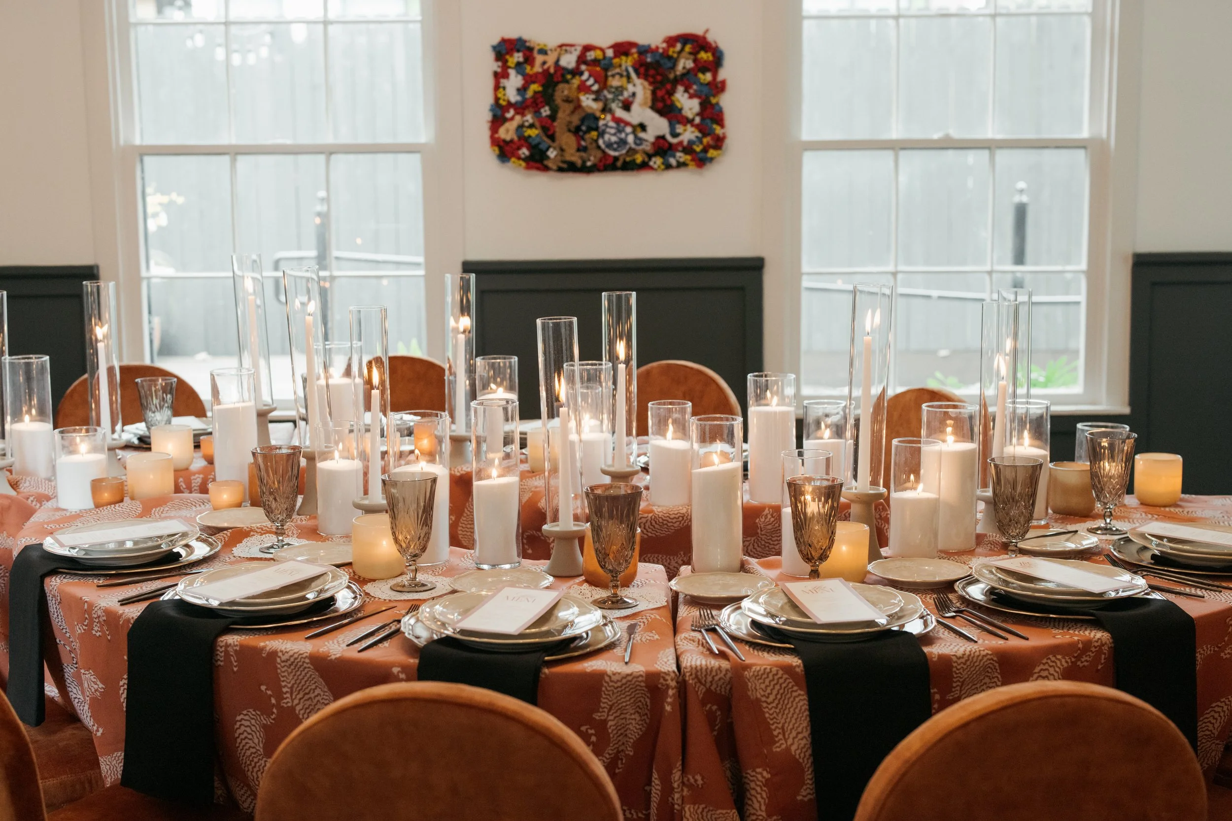 Loren Hotel wedding reception florals by Remi and Gold, Austin Texas — documentary photography by Lauren Nicole Photo