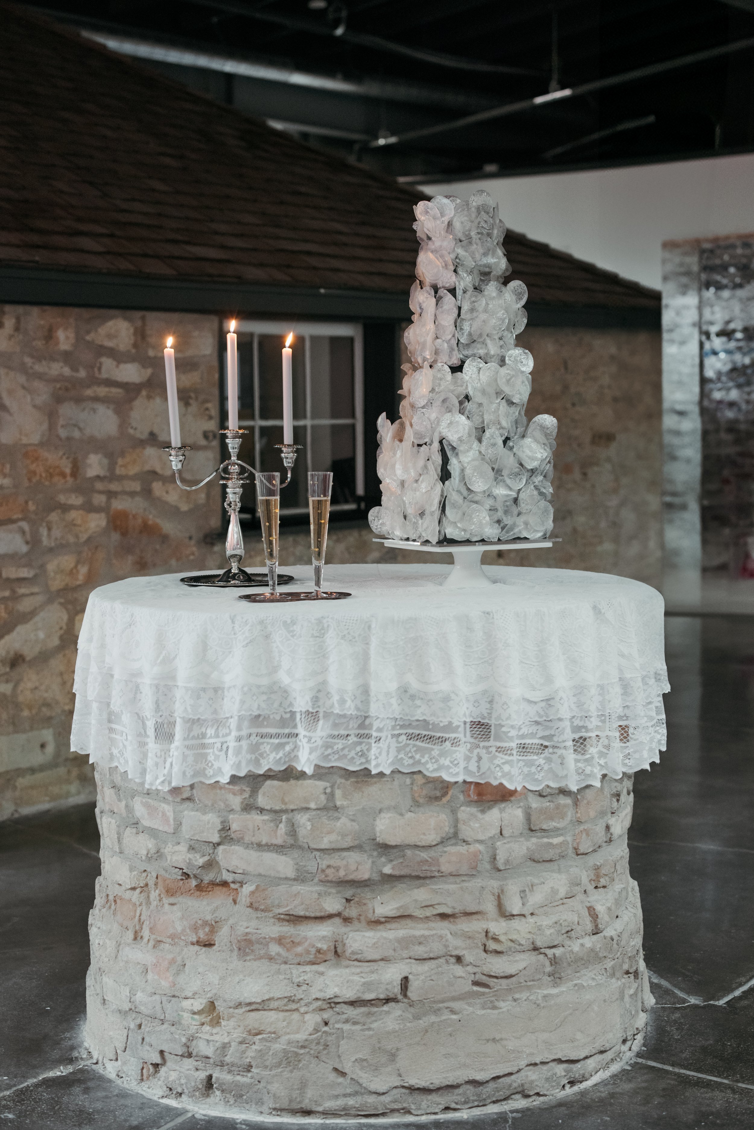 High design editorial wedding at The Loren Hotel Austin — K Laine Co planned, candid film photography by Lauren Nicole