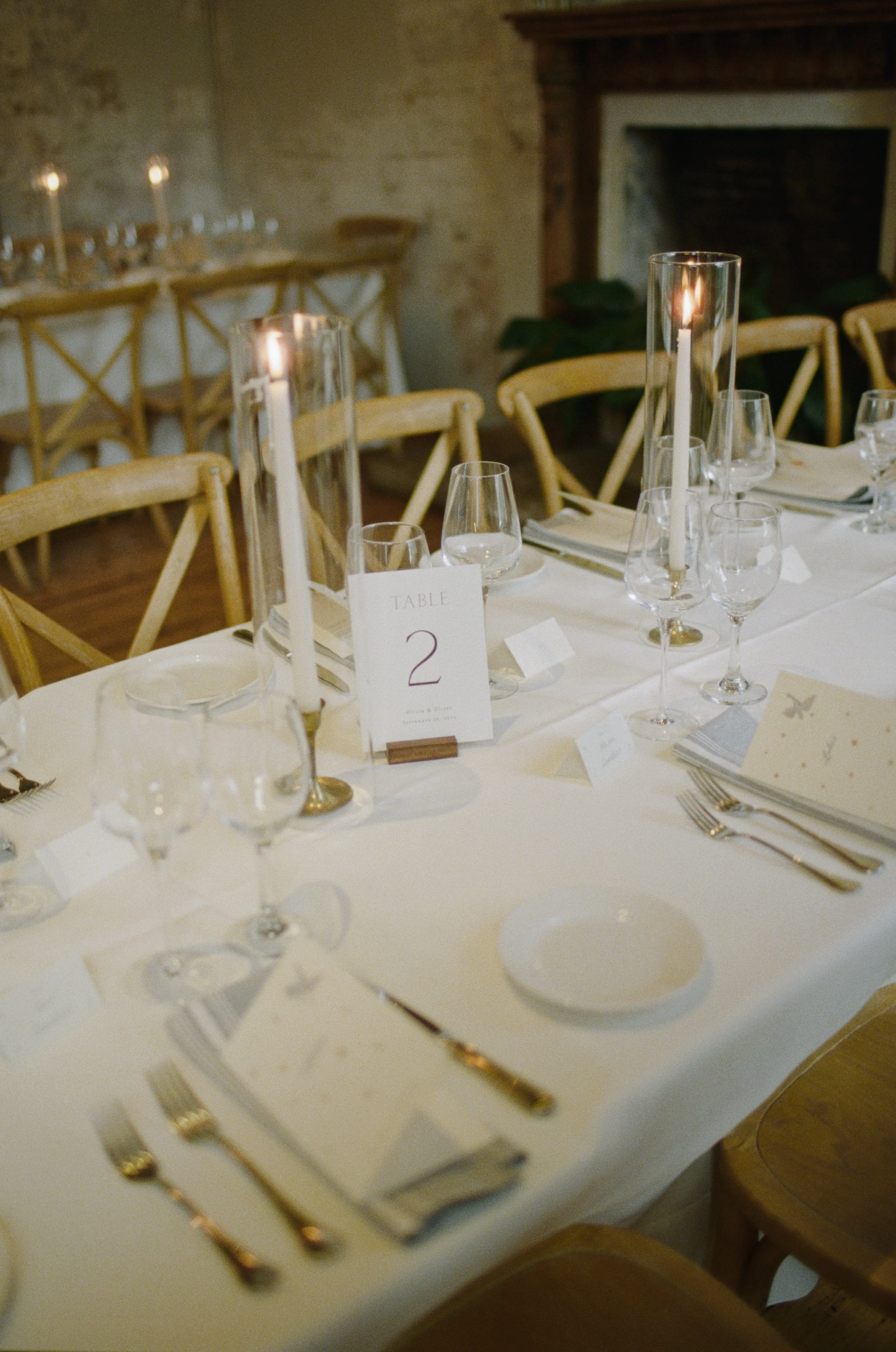 Good Seed Florals wedding reception details at Hotel Lulu, Round Top TX — editorial documentary photography by Lauren Nicole