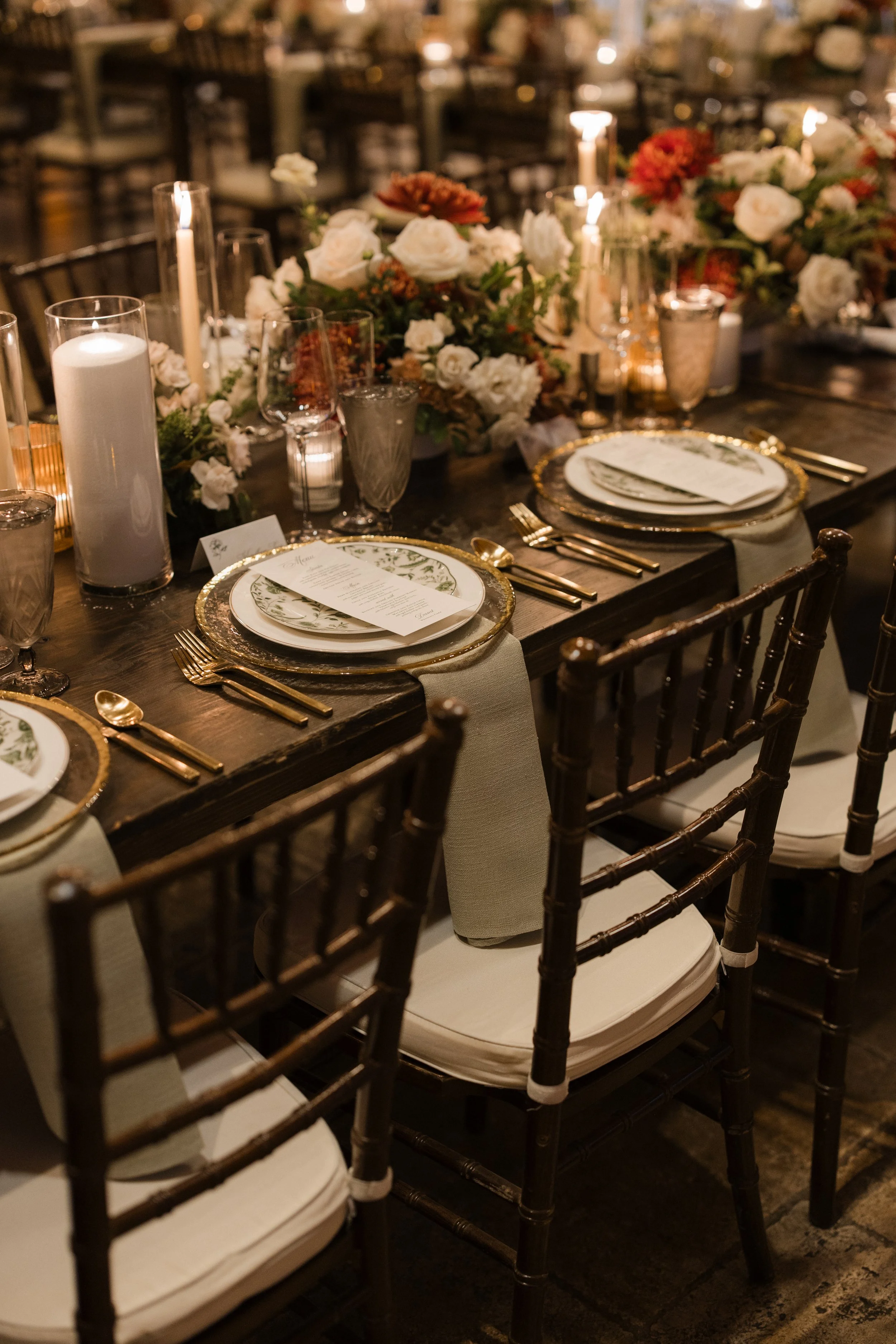 Old money floral wedding reception at Camp Lucy Sacred Oaks — candid documentary dance floor photography by Lauren Nicole Photo