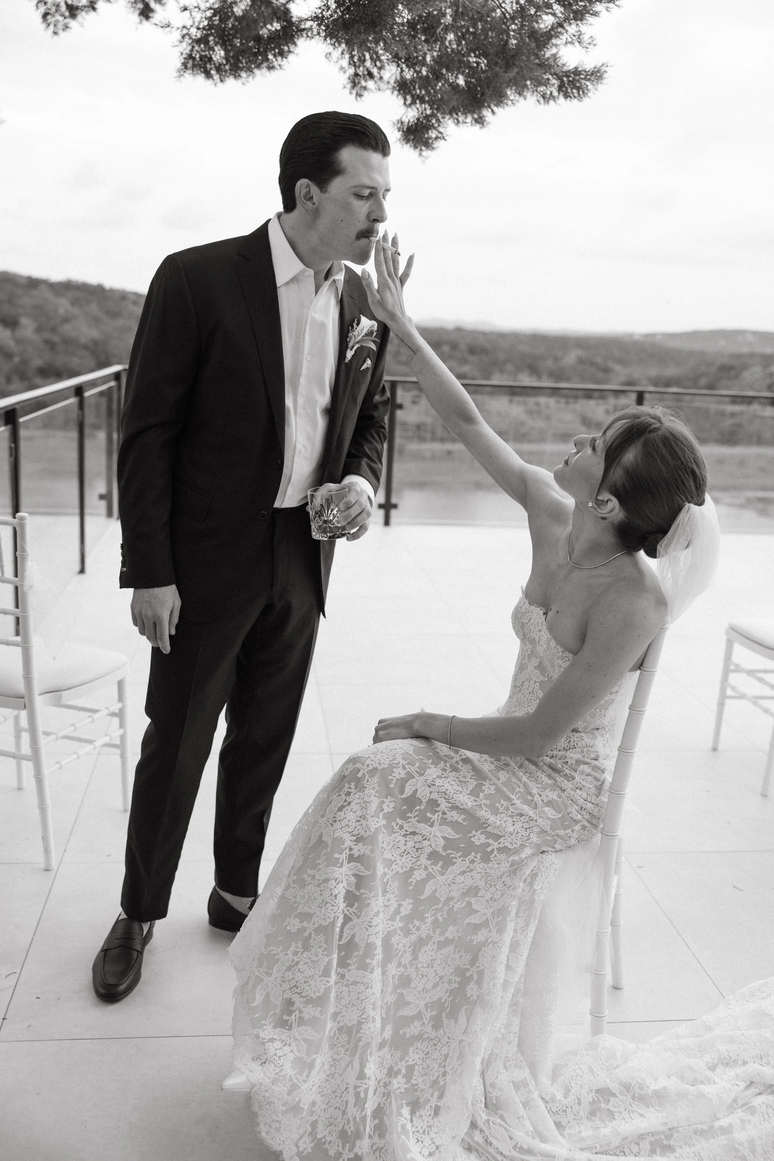 Kentucky Derby inspired wedding at The Videre Estate, Wimberley Texas — Dana Harel Design, editorial film photography by Lauren Nicole Photo