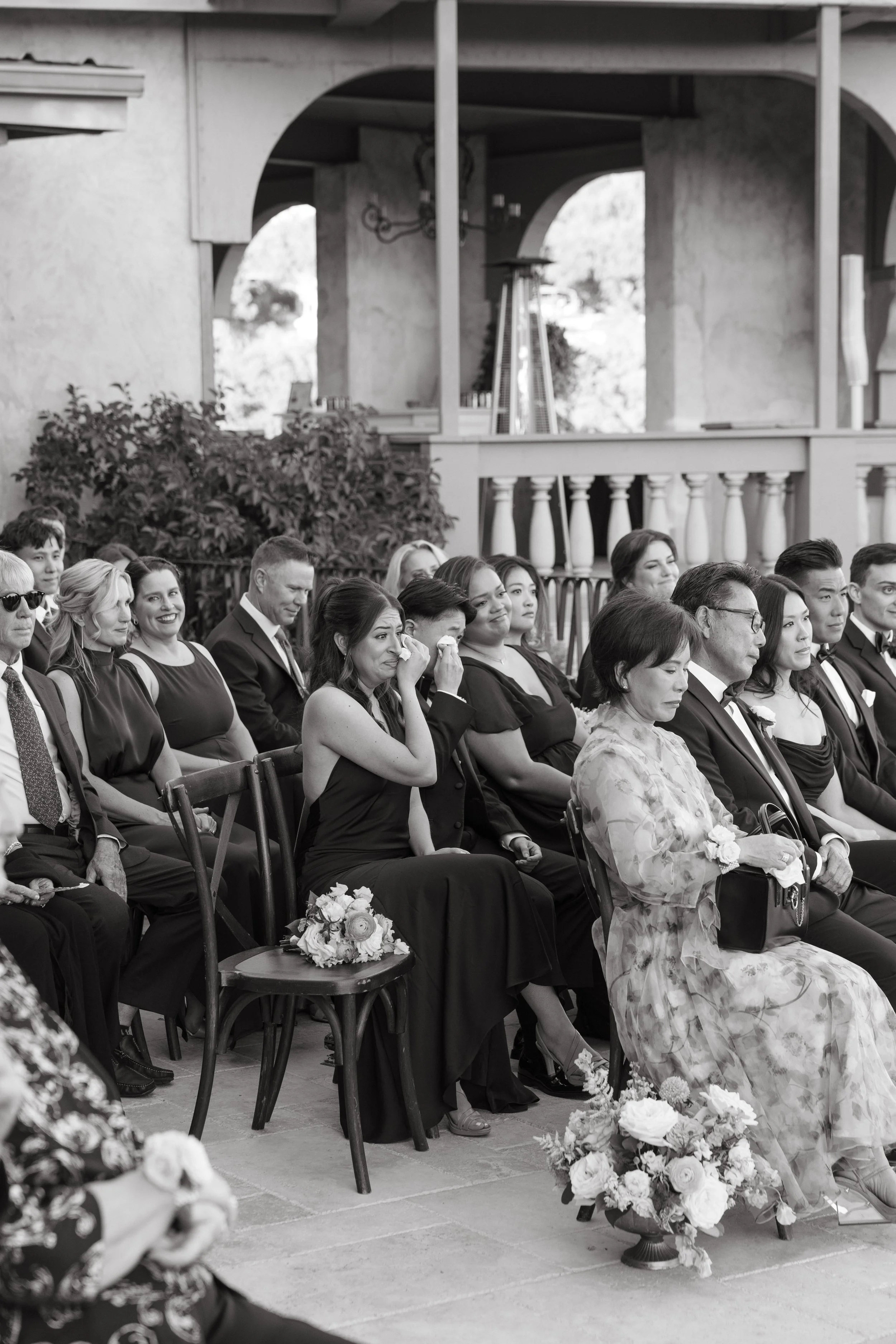 Korean American blended family wedding at Villa Antonia, Austin TX — candid film photography by Lauren Nicole Photo