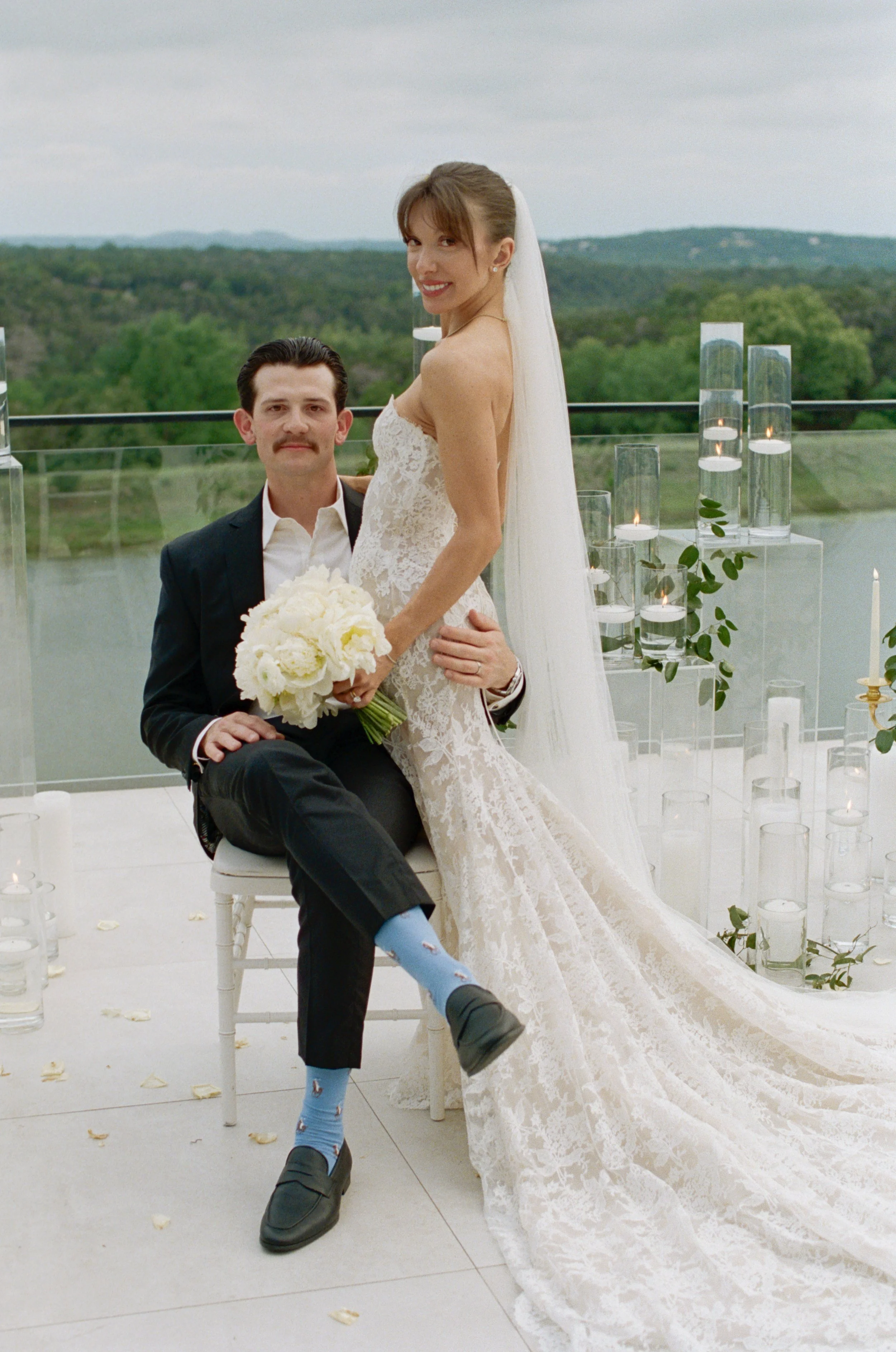 Kentucky Derby inspired wedding at The Videre Estate, Wimberley Texas — Dana Harel Design, editorial film photography by Lauren Nicole Photo