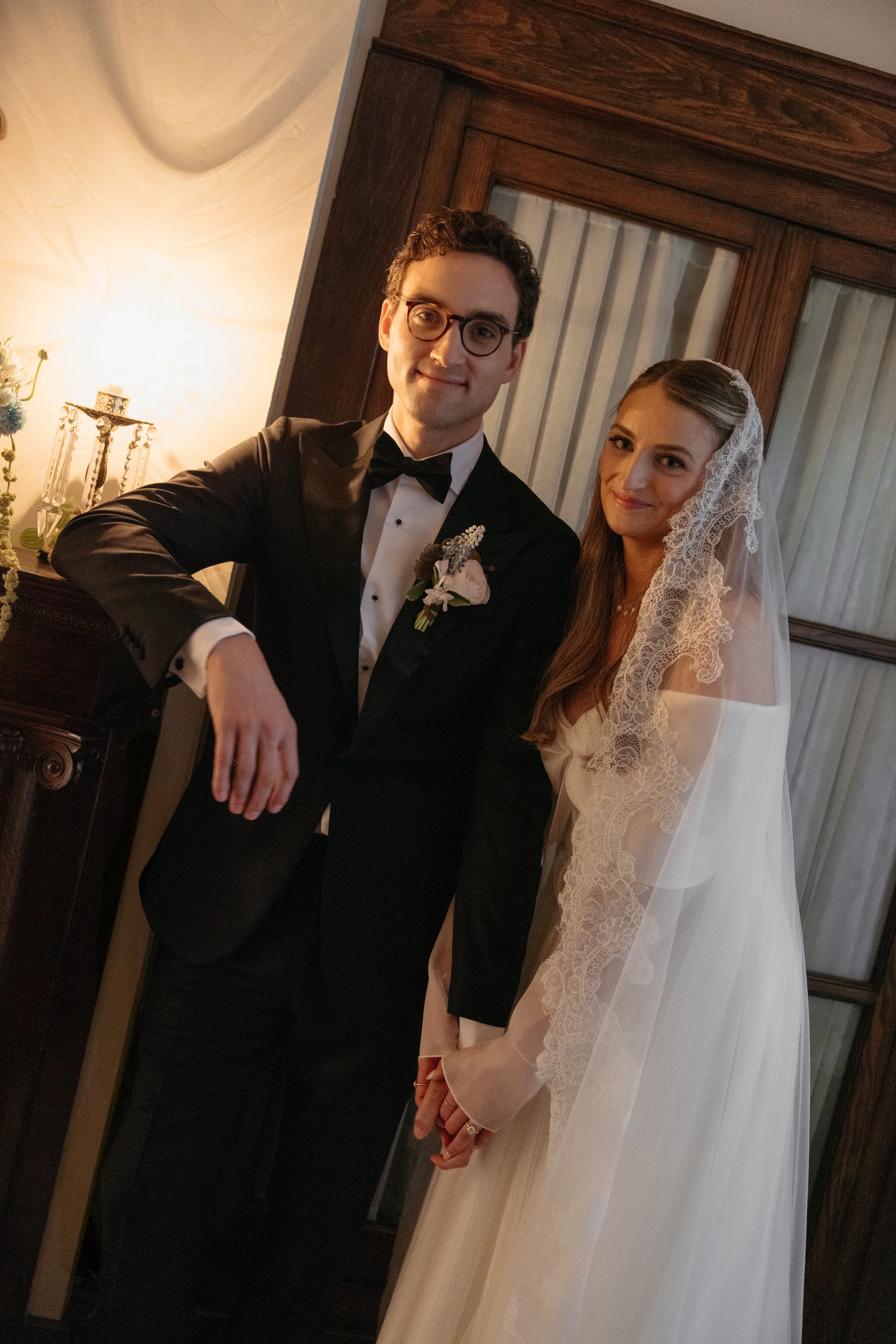 Garden ceremony at CJ's Off The Square, Franklin TN — Tara La Tour, Alexandra Grecco, Manolo Blahnik, film photography by Lauren Nicole Photo