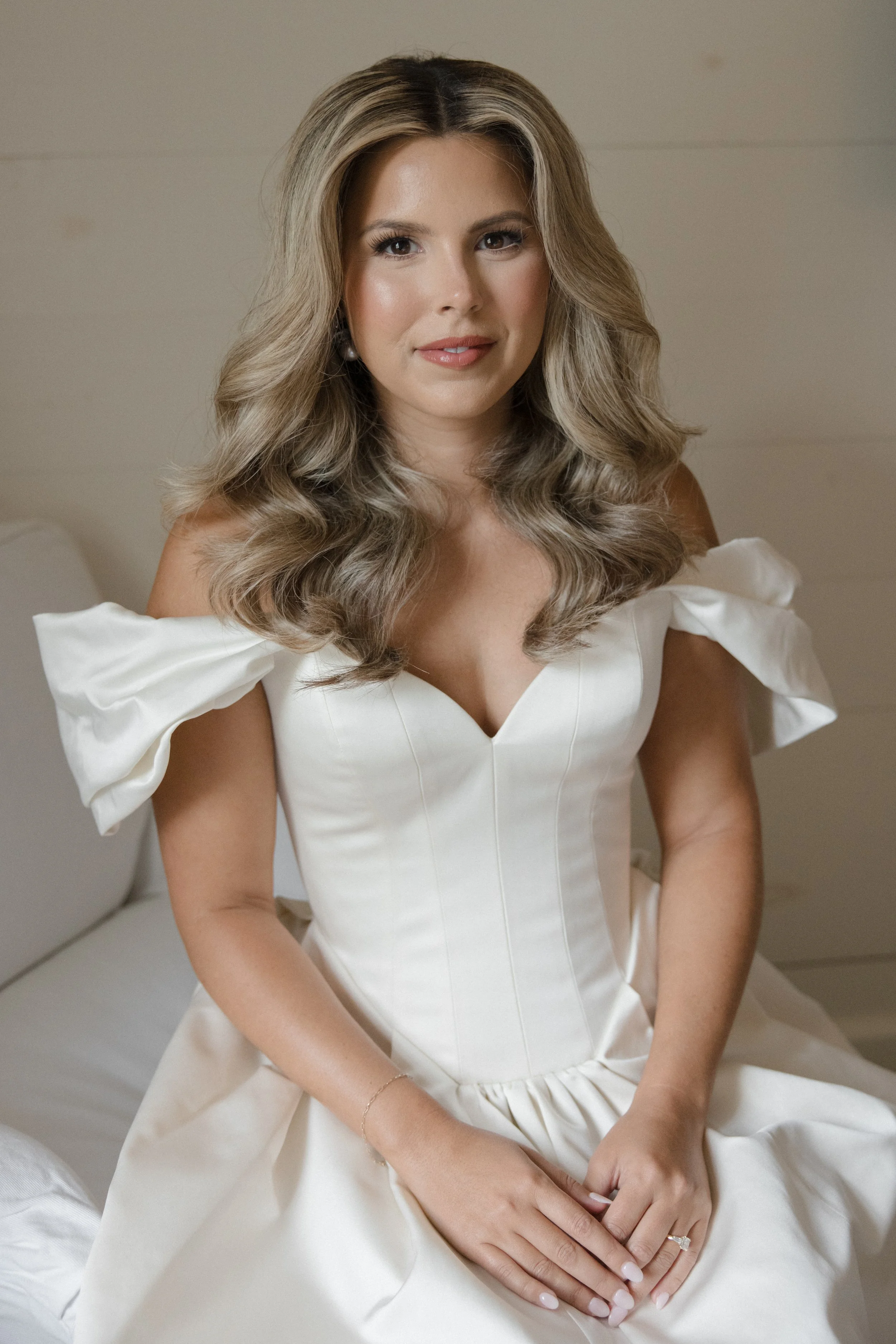 Bride in Lihlihod dress at Hotel Lulu Round Top Texas — Good Seed Florals, editorial documentary photography by Lauren Nicole