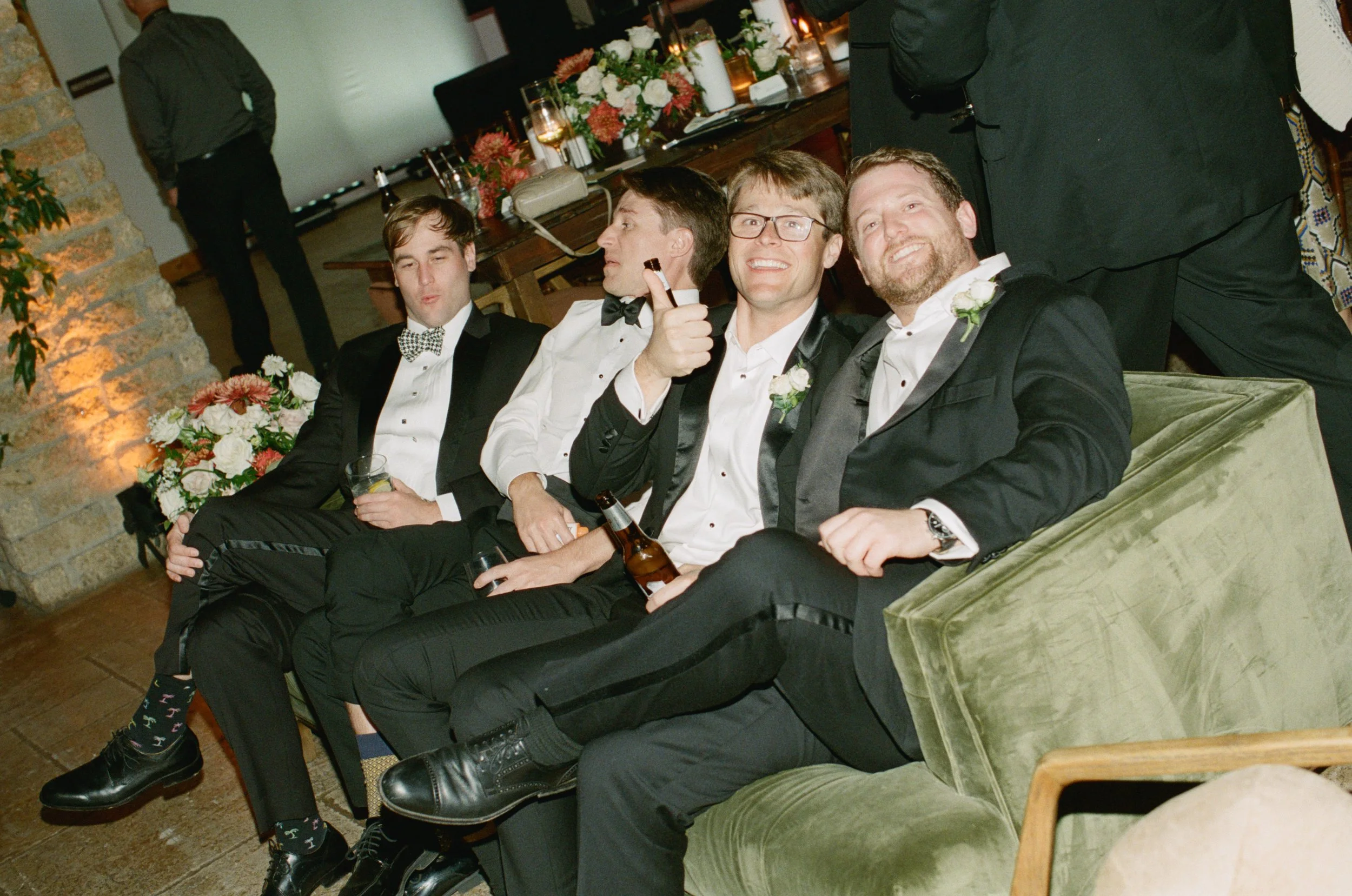 Fall wedding details at Camp Lucy Sacred Oaks, Texas Hill Country — analog film photography by Lauren Nicole