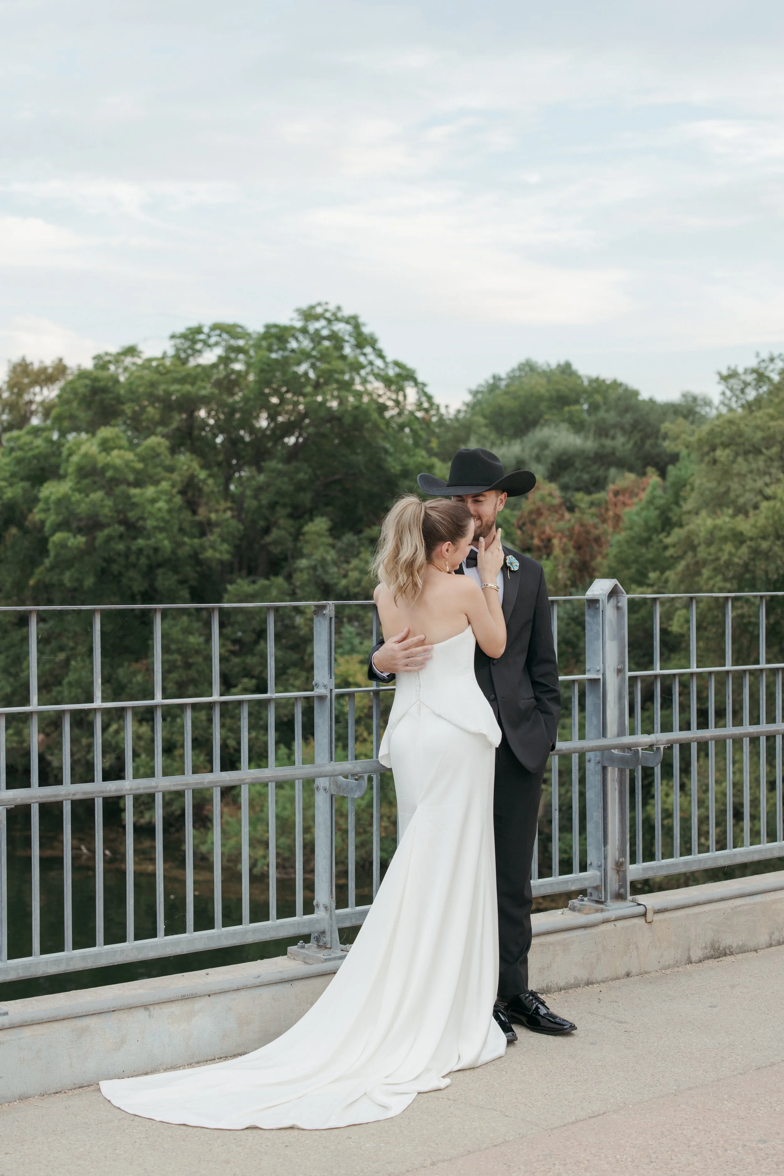 High design editorial wedding at The Loren Hotel Austin — K Laine Co planned, candid film photography by Lauren Nicole