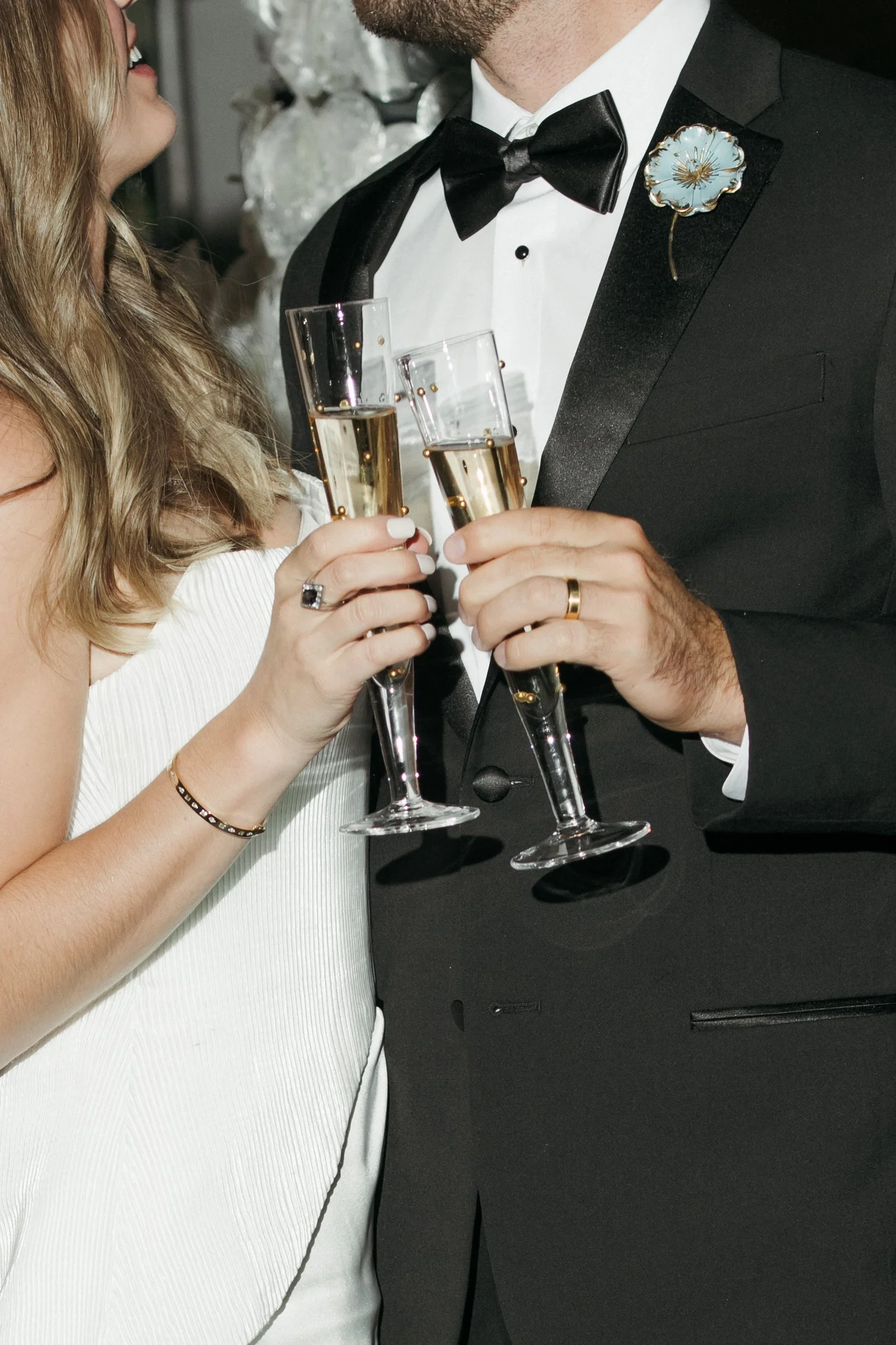 Austin Riviera wedding at The Loren Hotel on Lady Bird Lake — Hera Couture, KYHA bridal, film photography by Lauren Nicole