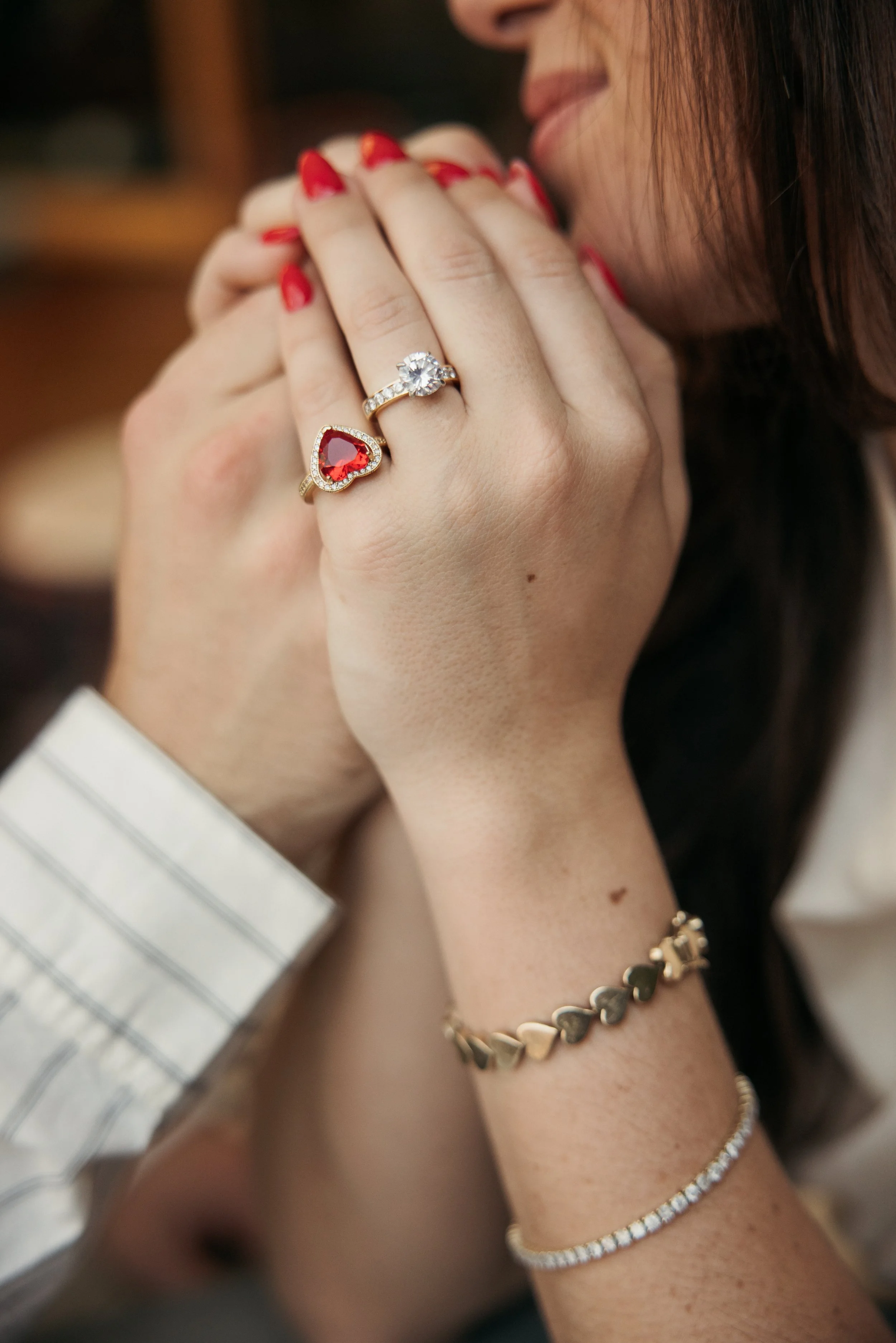 Italian-inspired engagement session at Rosie's Wine Bar Austin Texas — editorial film photography by Lauren Nicole Photo