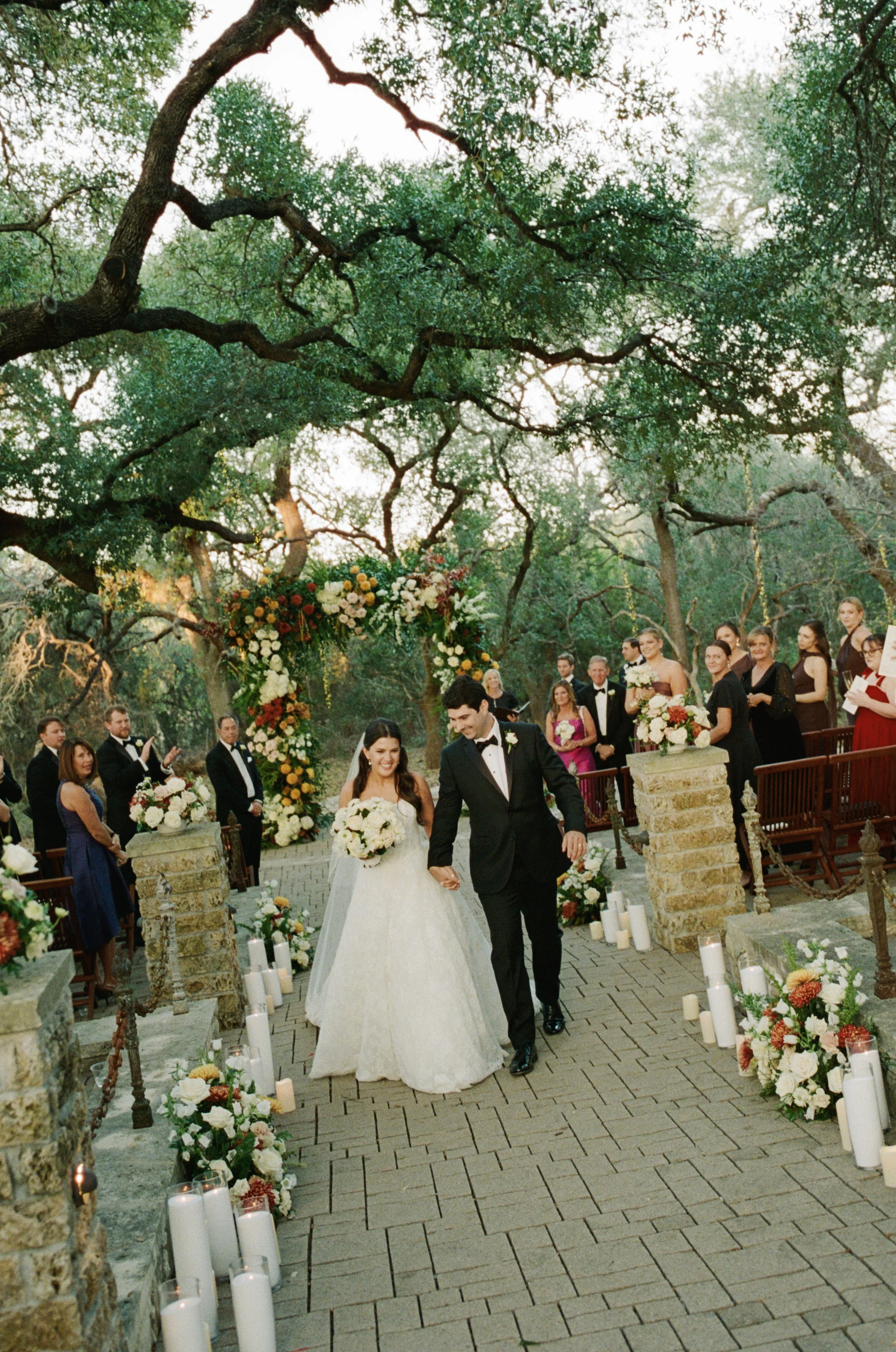 Autumn wedding at Camp Lucy Sacred Oaks, Dripping Springs Texas — floral editorial photography by Lauren Nicole Photo