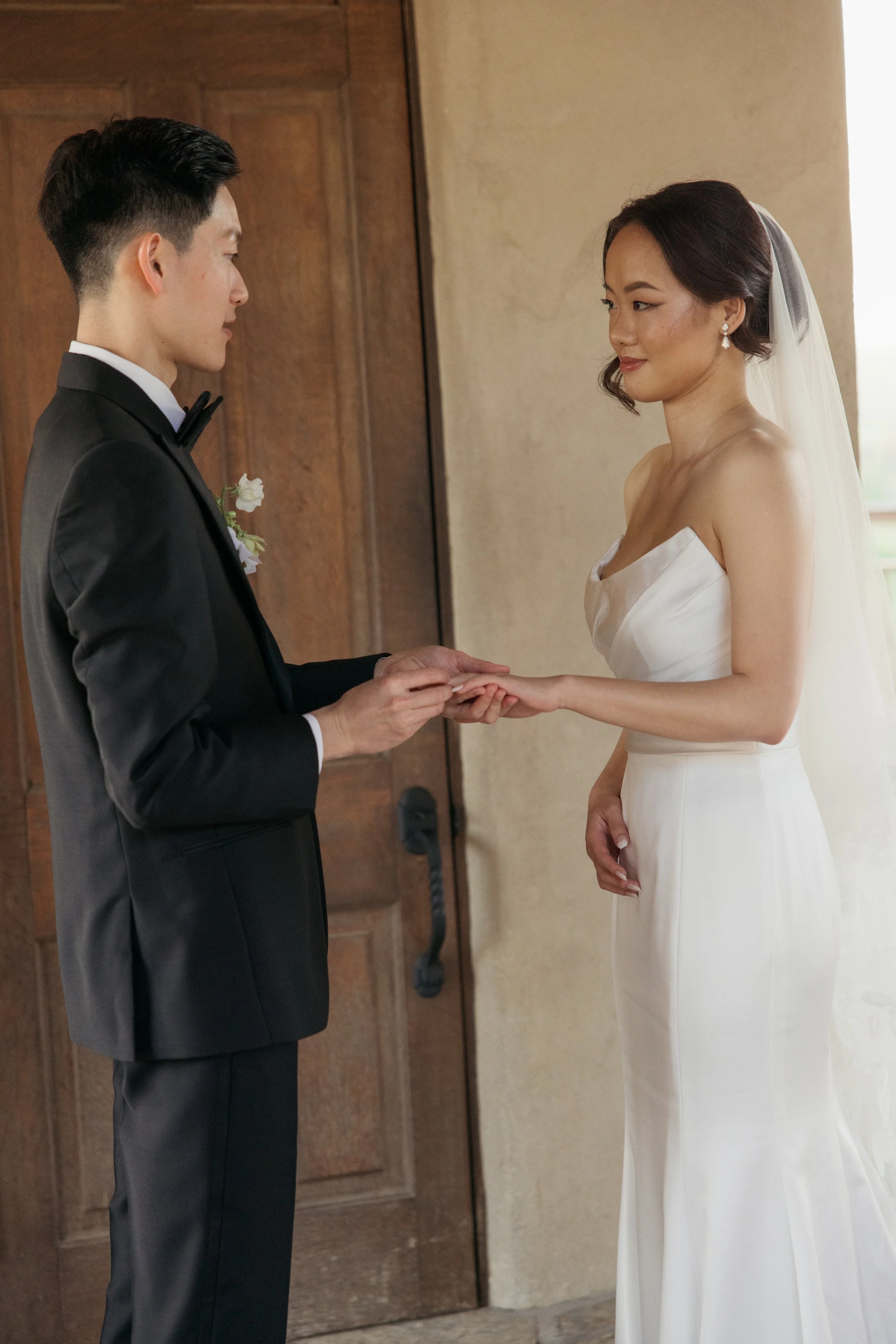Wedding ceremony at Chapel Dulcinea, Austin Texas Hill Country — luxury elopement photography by Lauren Nicole Photo