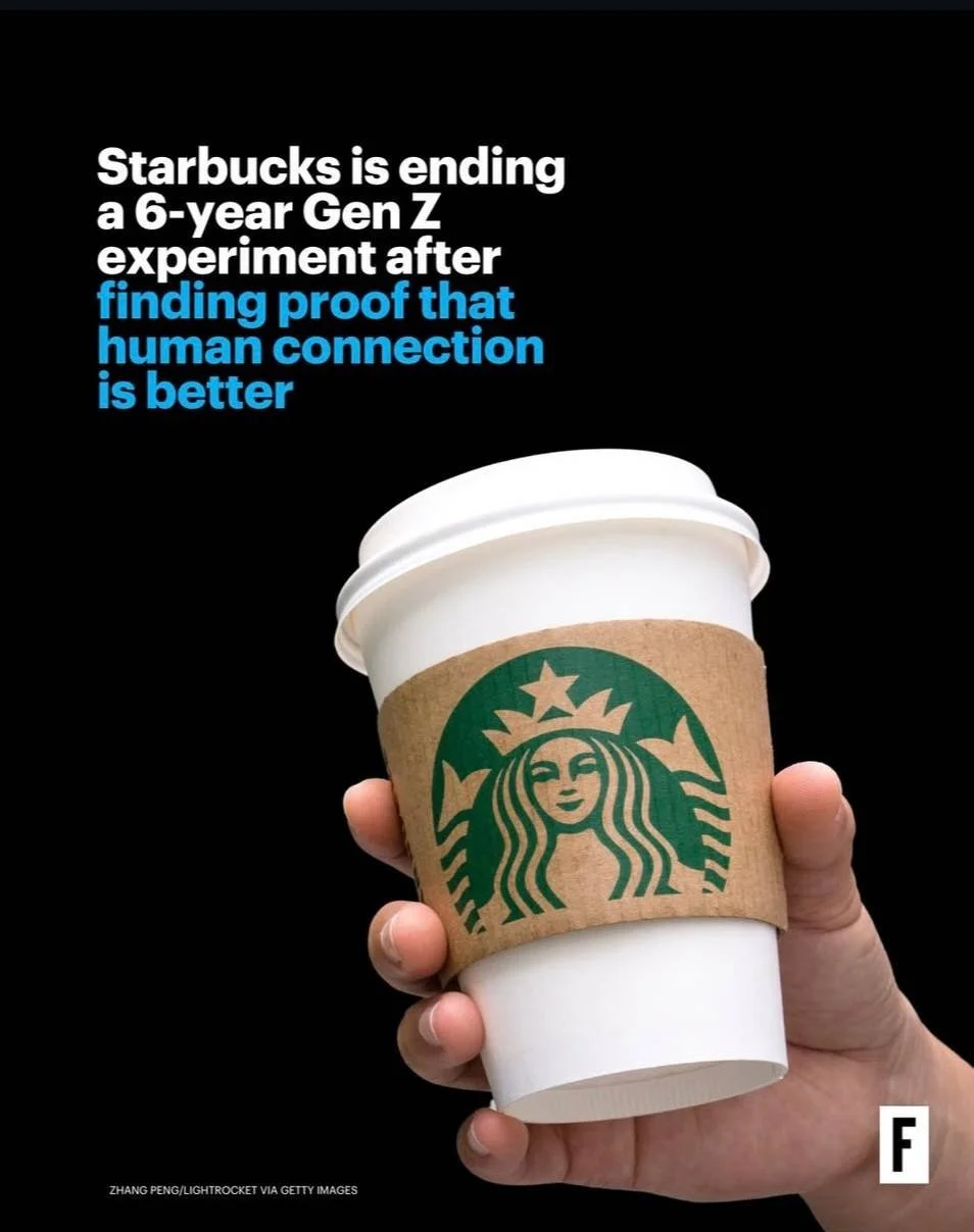 What Starbucks Just Admitted About Connection