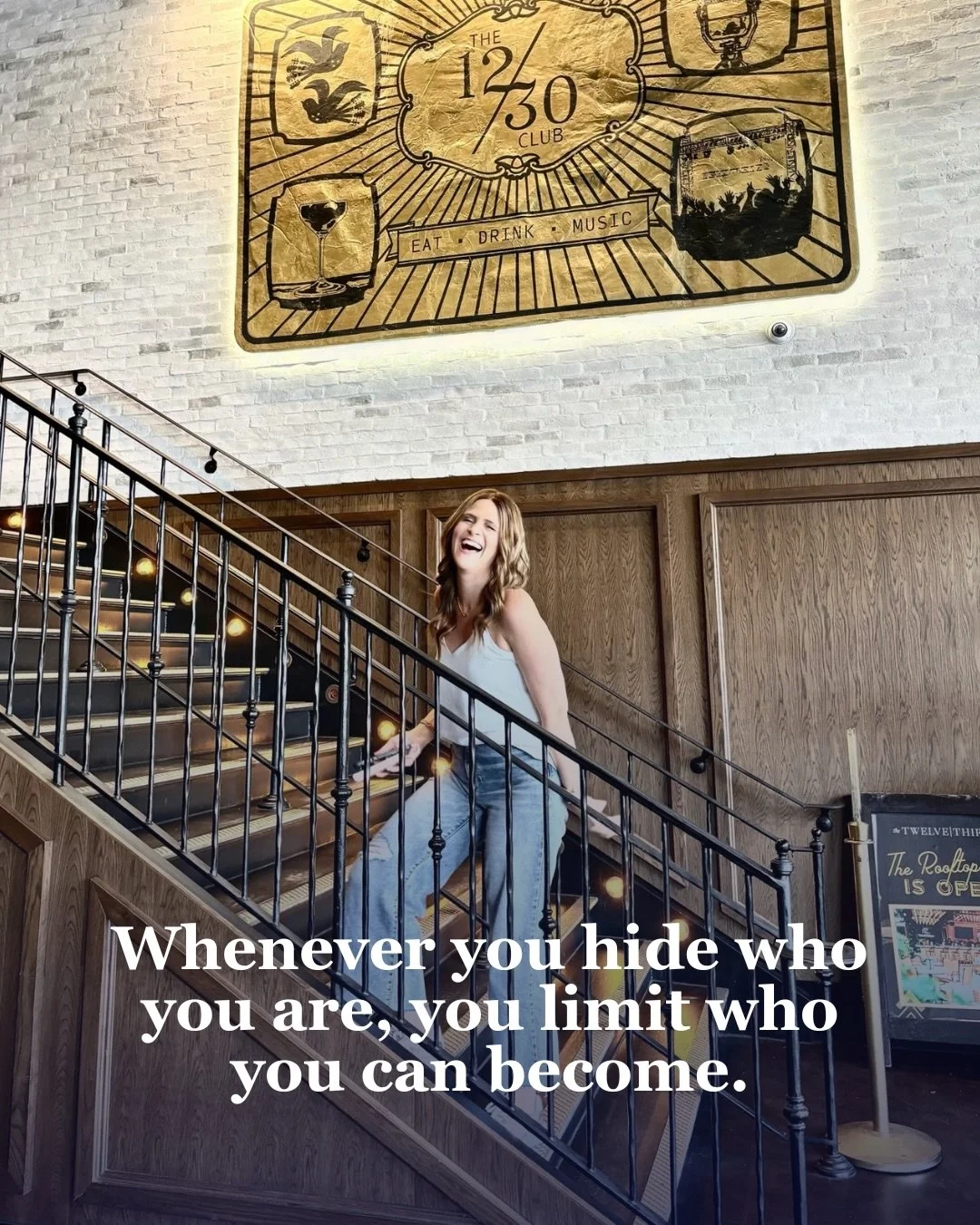 We all hide behind something... our fears, insecurities, or the idea of who we think we &ldquo;should&rdquo; be.

But the moment you stop hiding, you become unstoppable.

The world doesn&rsquo;t need a filtered version of you. It needs you. 🩷