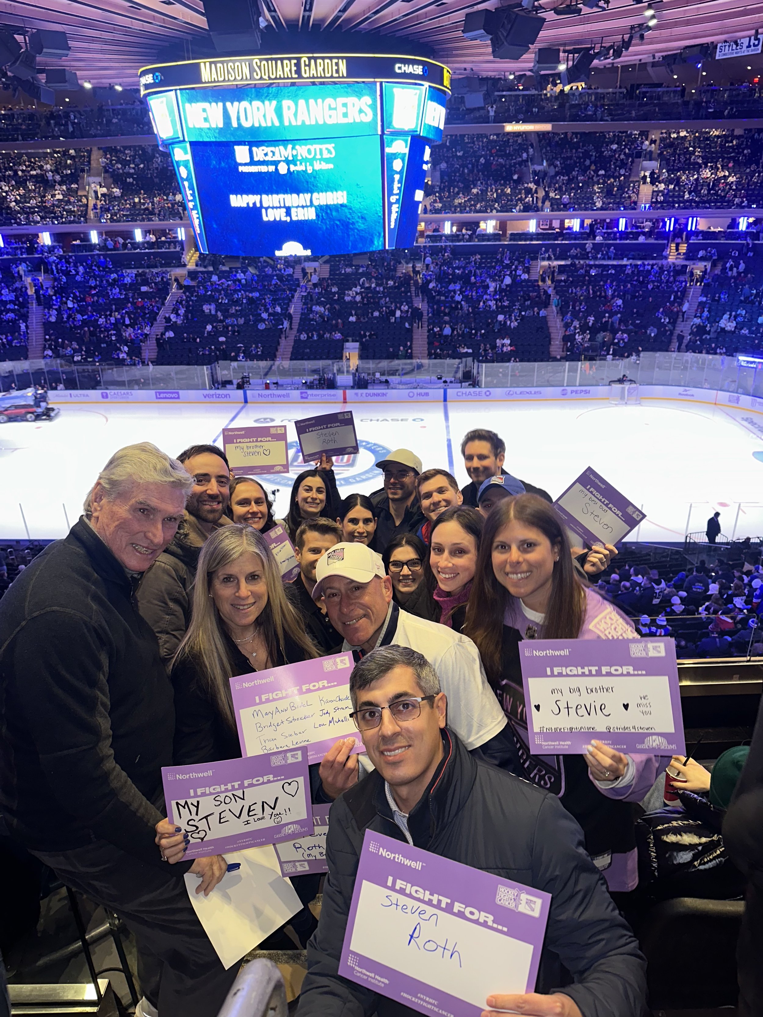 HockeyFightsCancer Fundraiser @ MSG