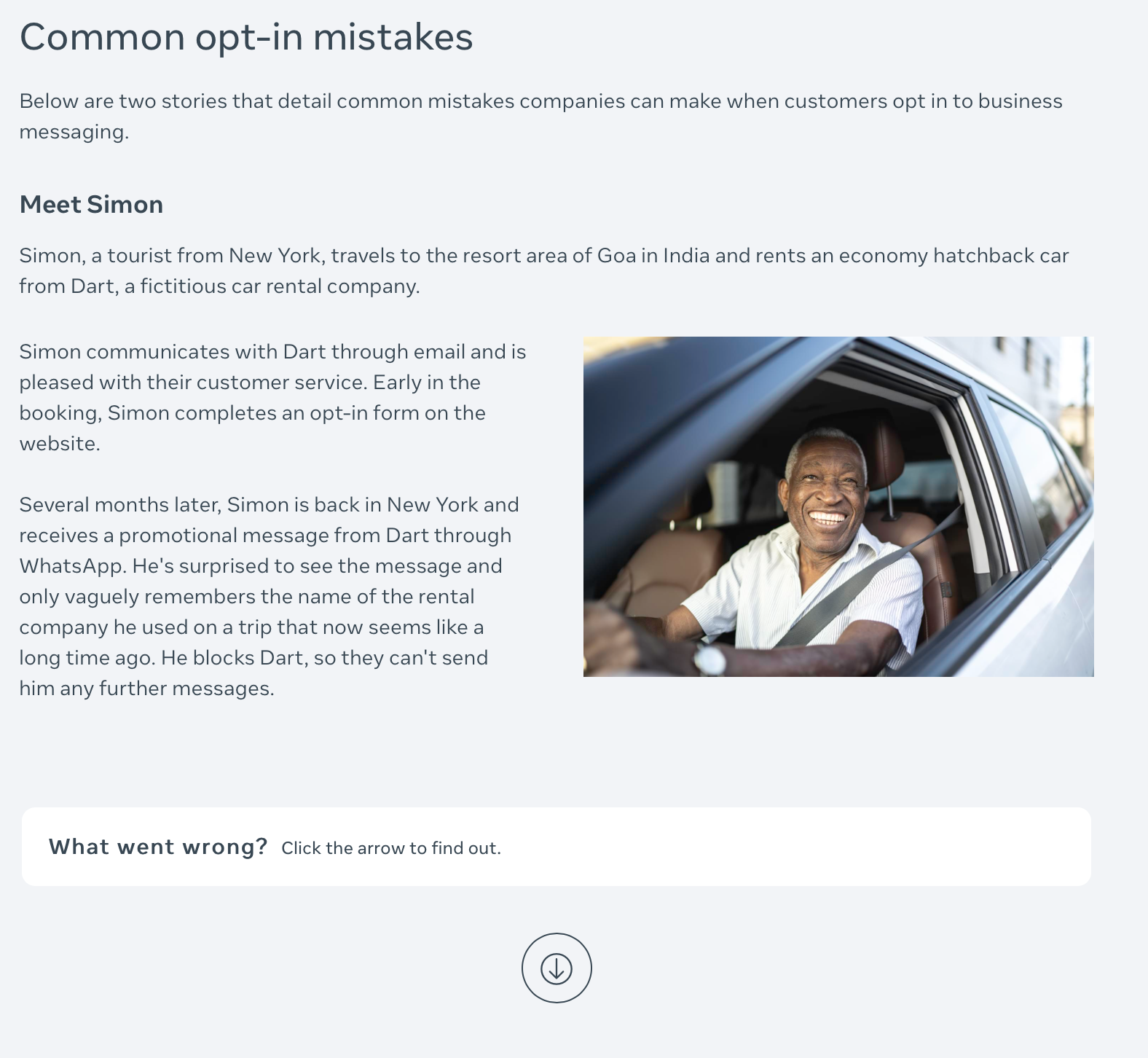 Storytelling and text reveal