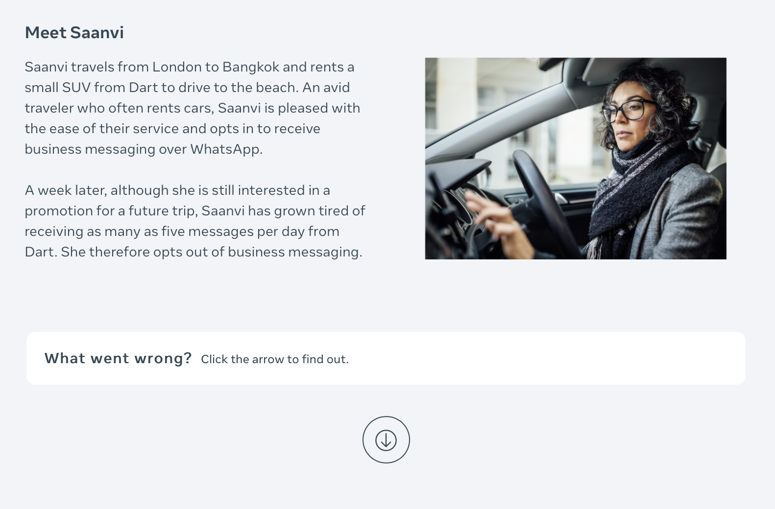 Storytelling and text reveal