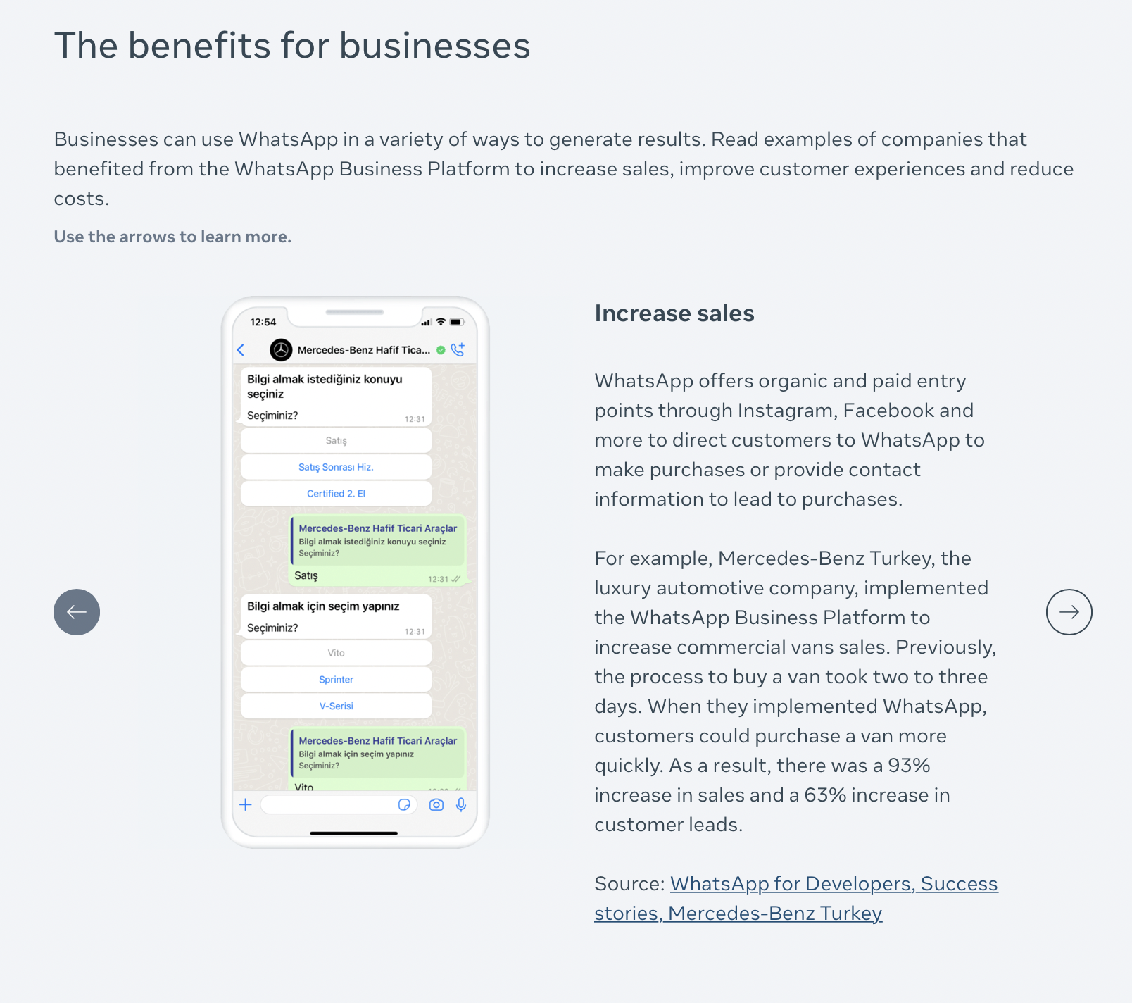Storytelling and carousel 