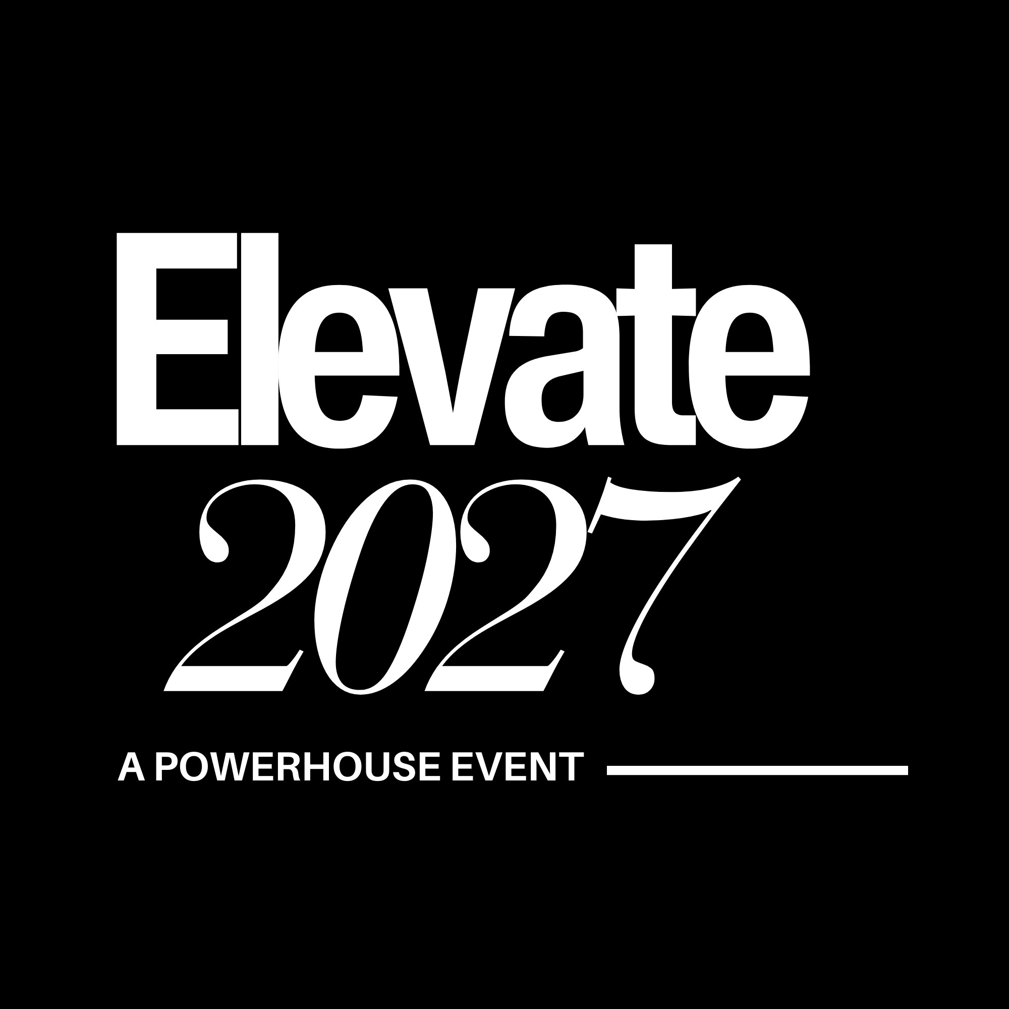 Elevate 2027 Early Early Bird Tickets!