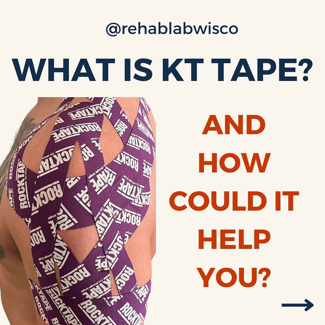 The goals of Kinesiology Tape (or Rock Tape) are to improve circulation, support muscles, foster healing, and help prevent injury or further injury. It microscopically lifts the skin aiding postural issues, decreasing inflammation via lymphatic drain